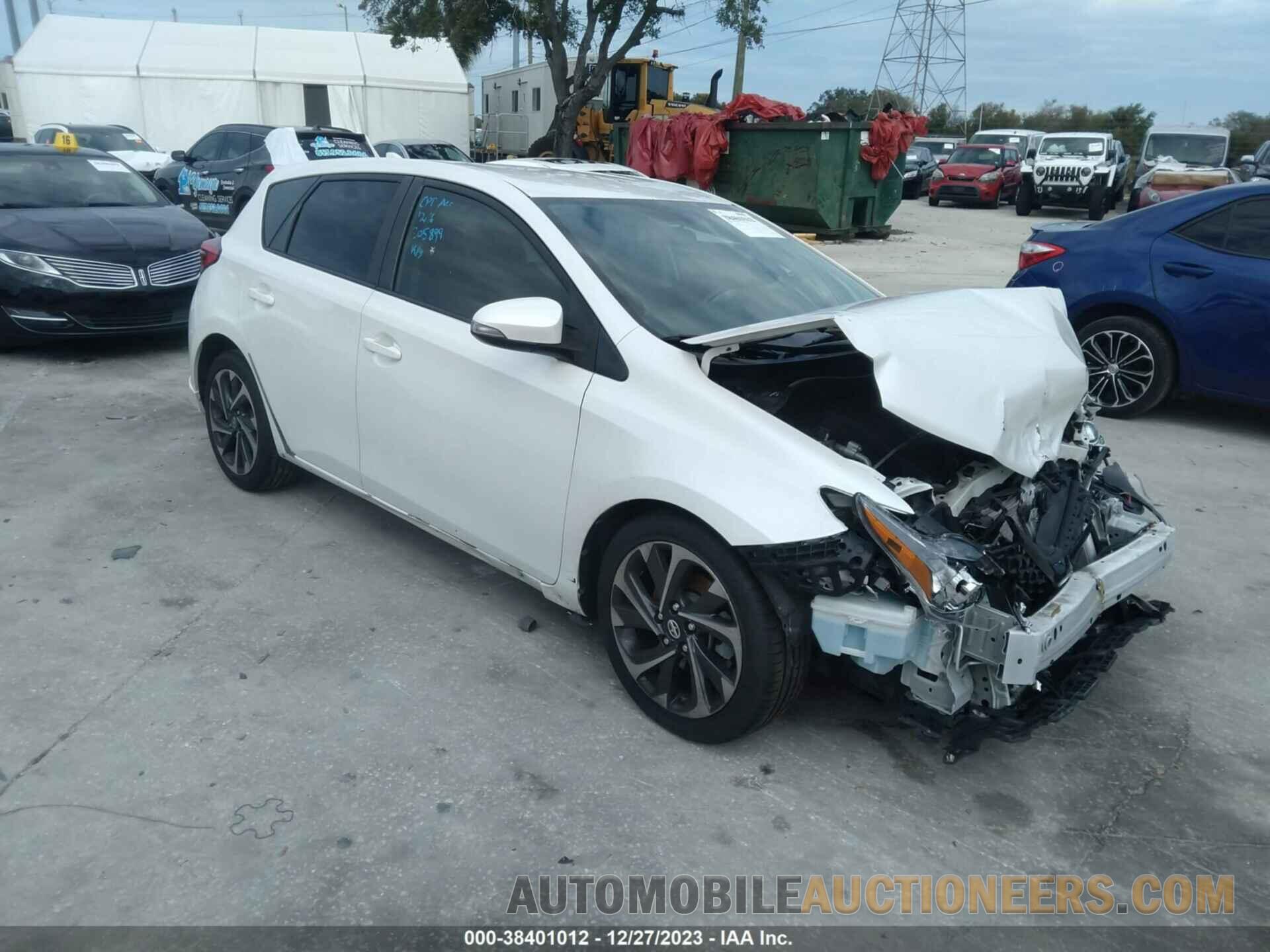 JTNKARJE3GJ502117 TOYOTA SCION IM 2016