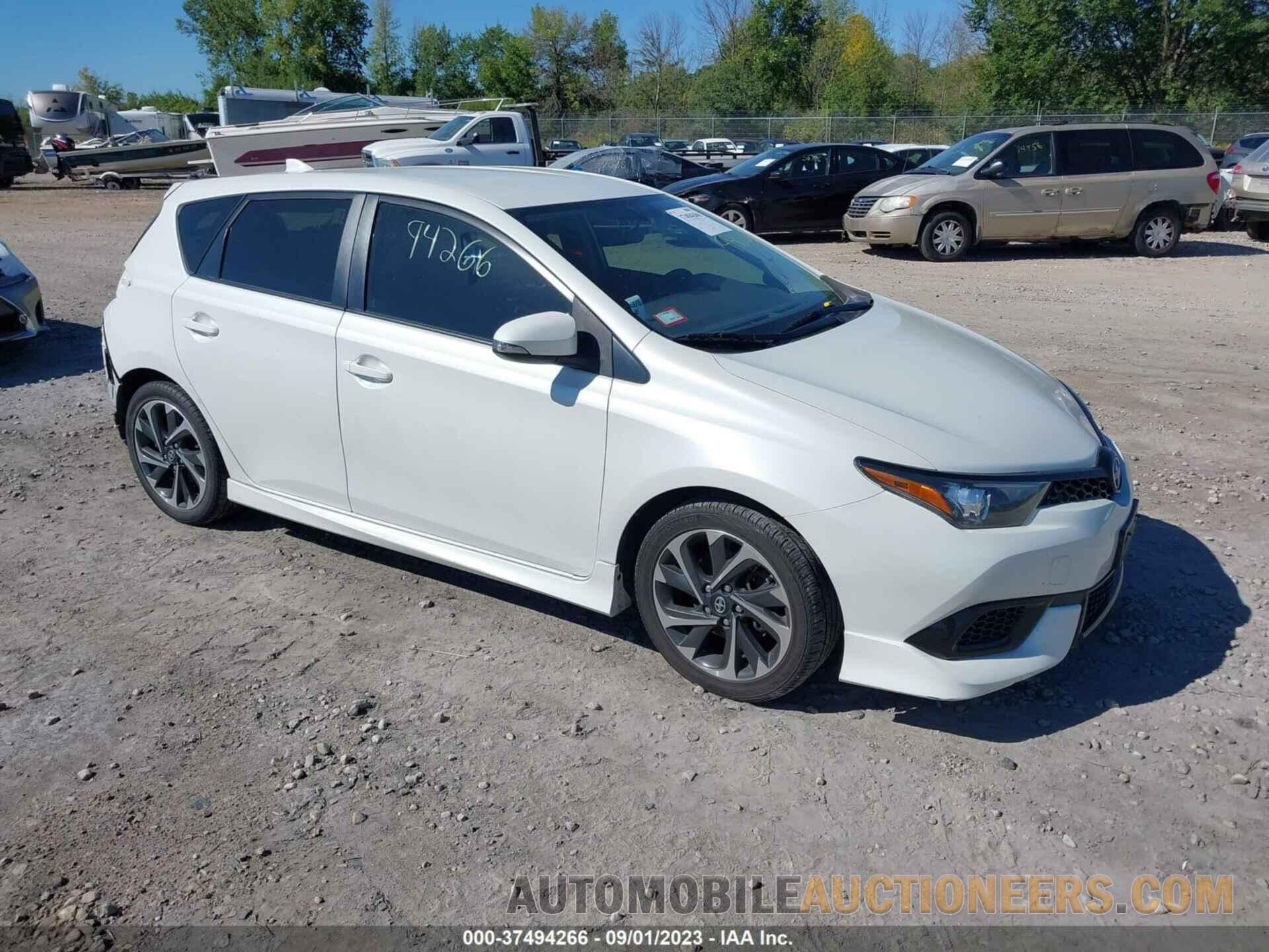 JTNKARJE3GJ508113 TOYOTA SCION IM 2016