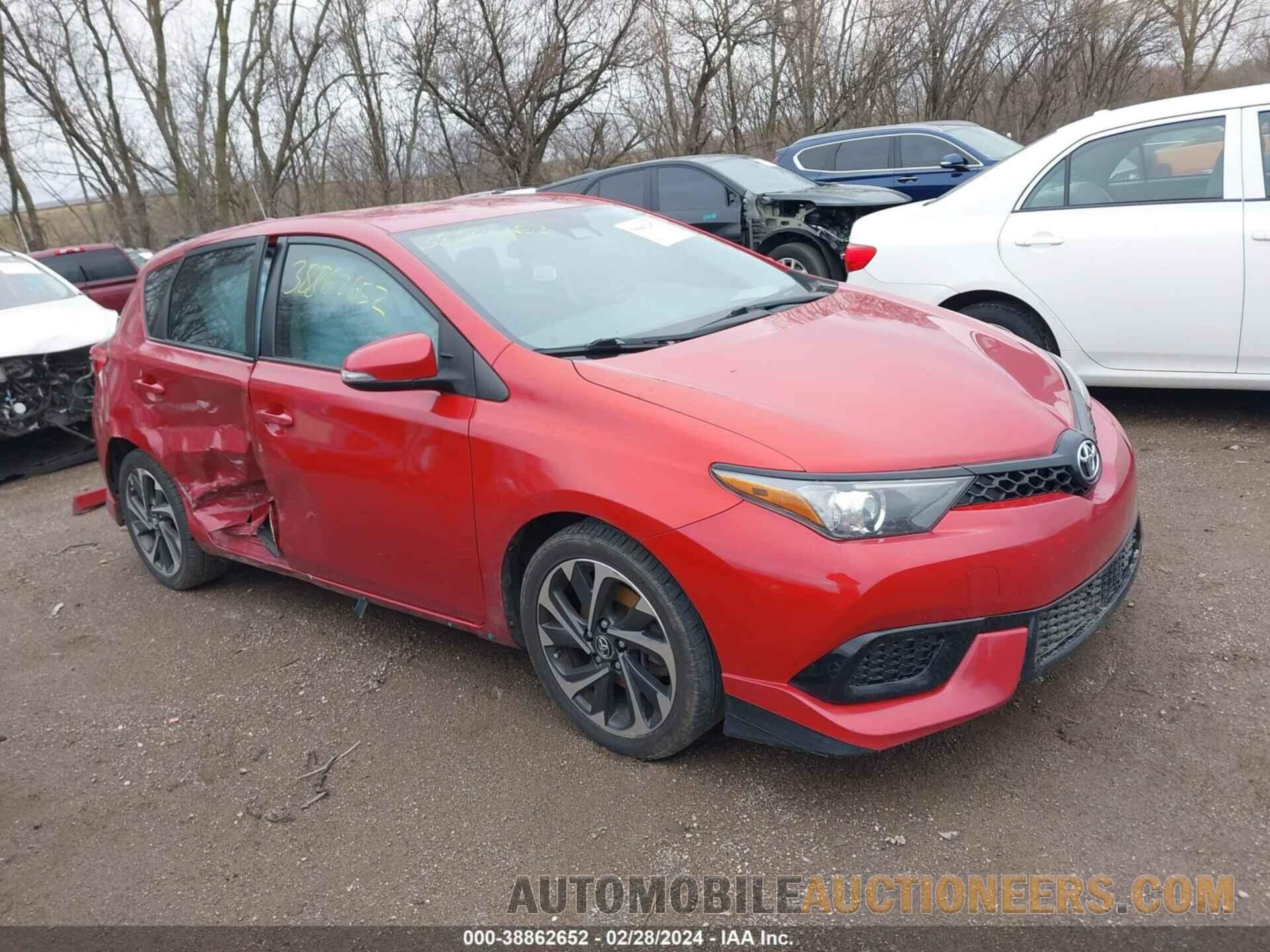 JTNKARJE3HJ533904 TOYOTA COROLLA IM 2017