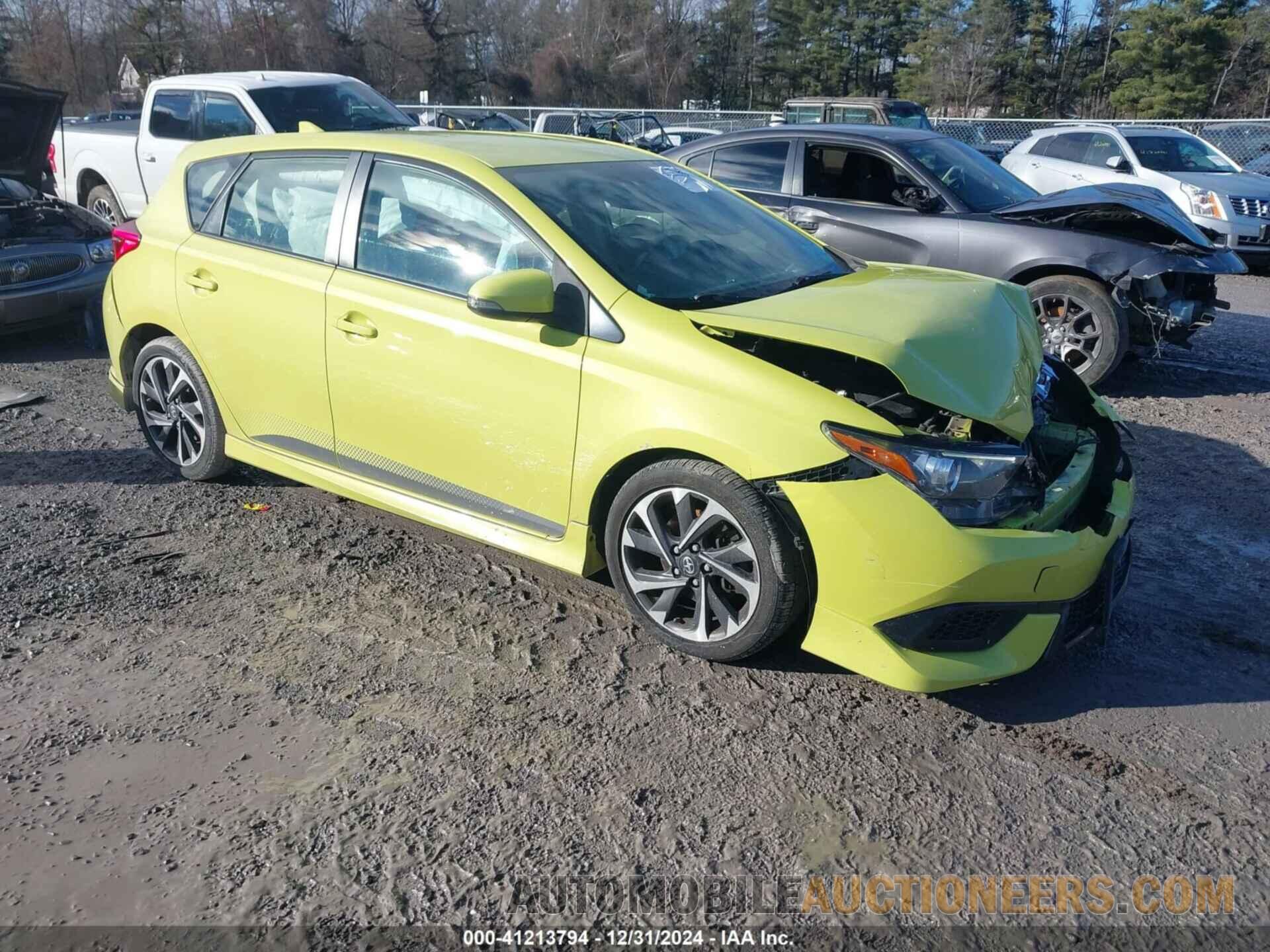 JTNKARJE4GJ507696 TOYOTA SCION IM 2016