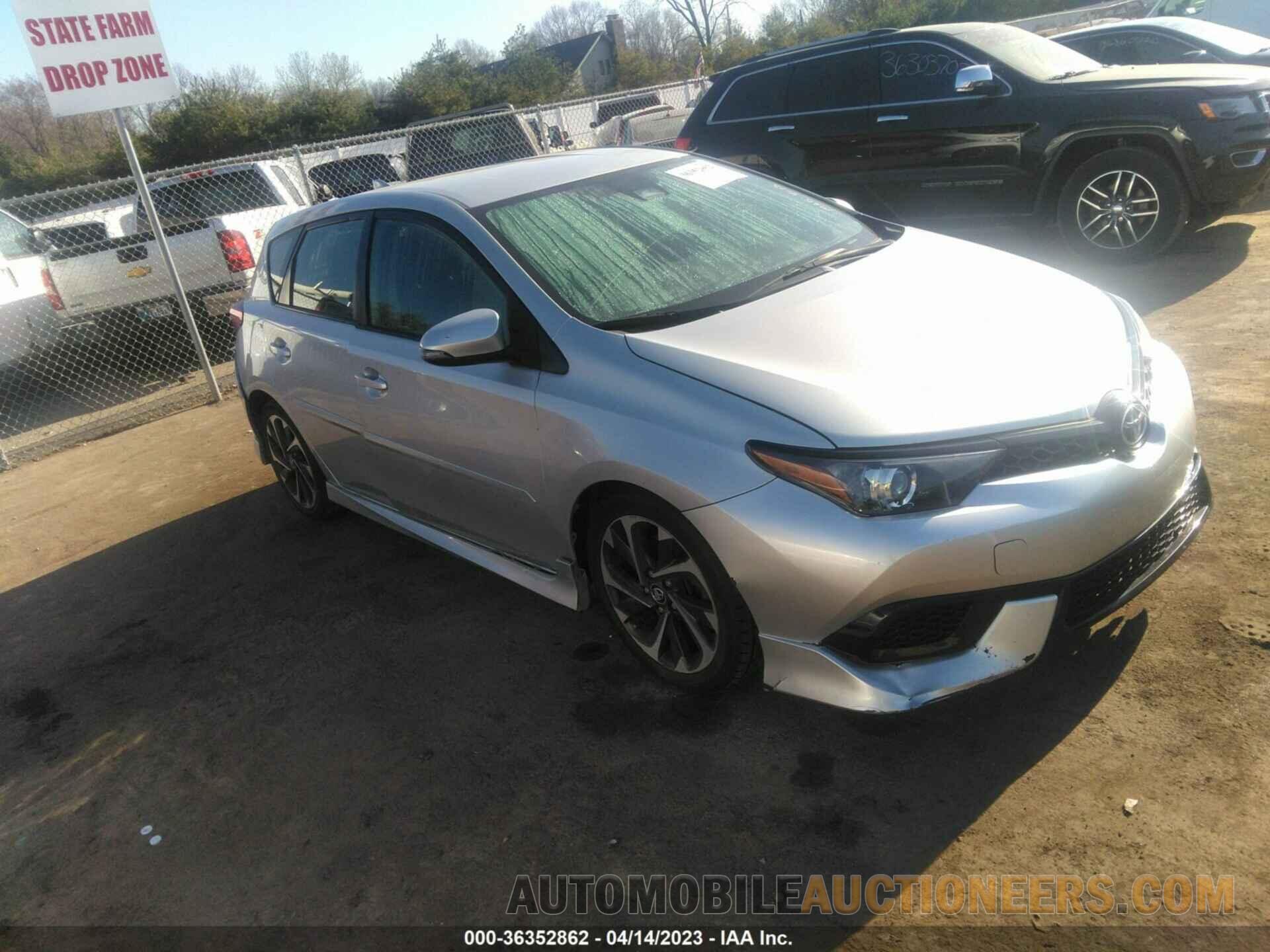 JTNKARJE6HJ523917 TOYOTA COROLLA IM 2017