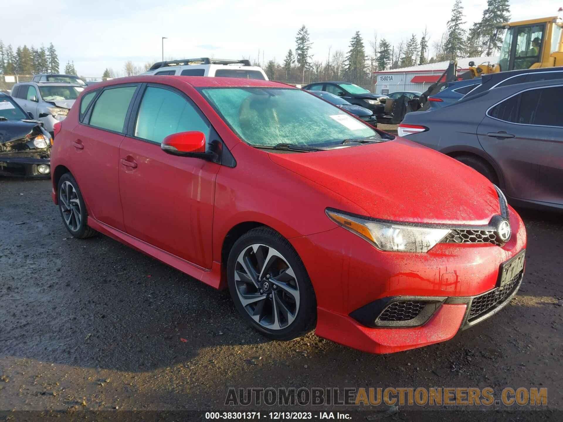 JTNKARJE7GJ501715 TOYOTA SCION IM 2016