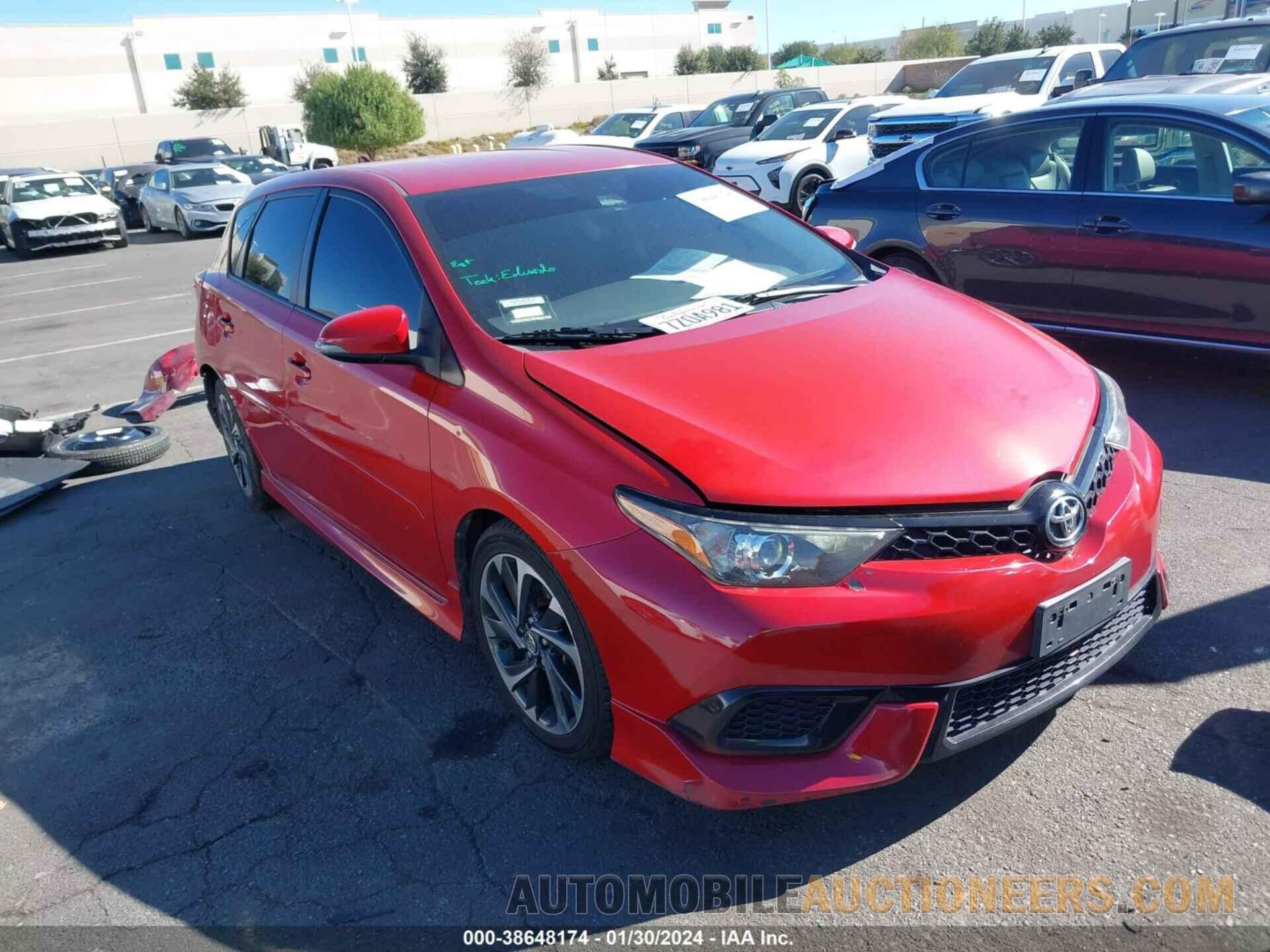 JTNKARJE7HJ552570 TOYOTA COROLLA IM 2017