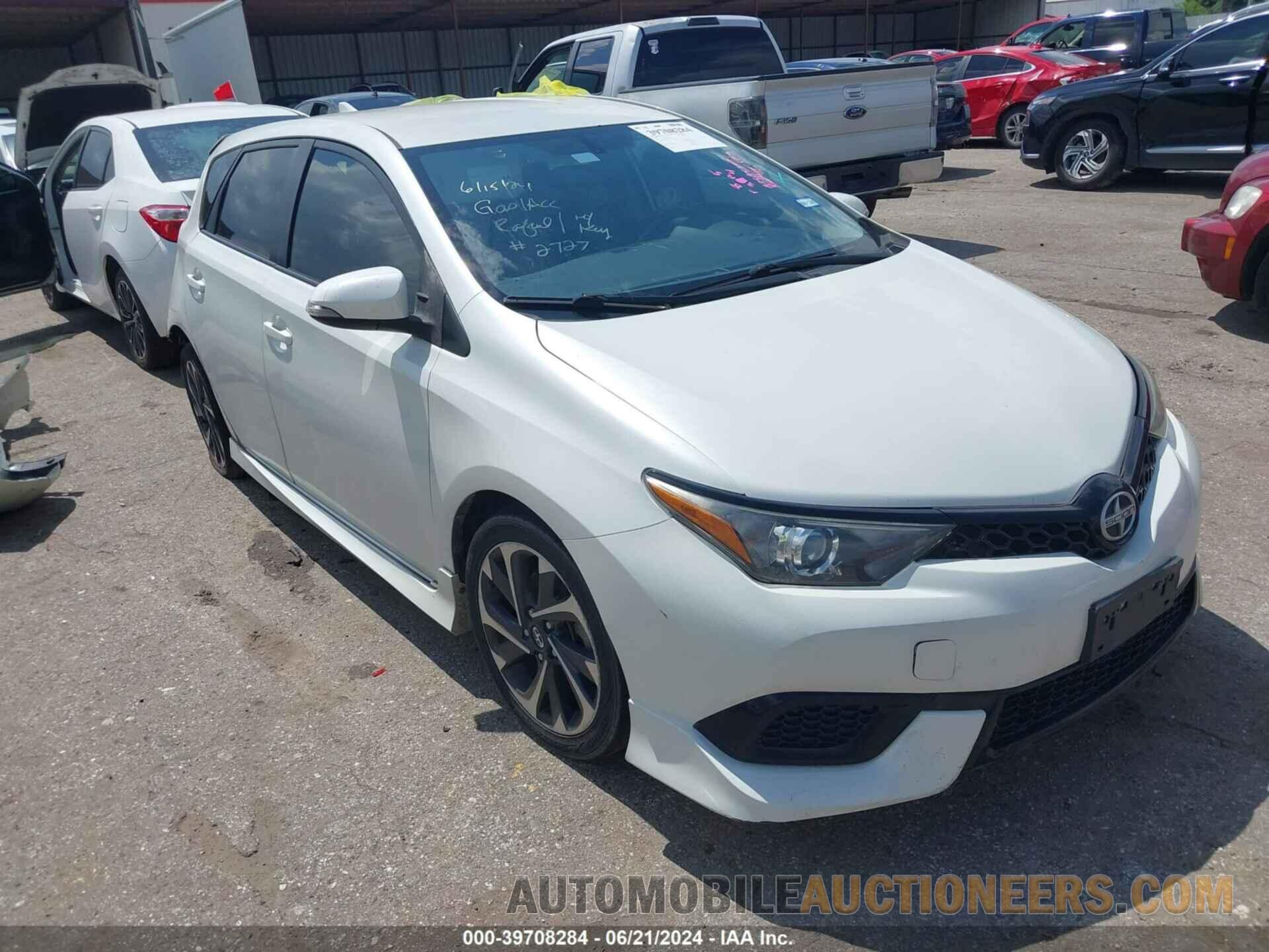 JTNKARJE8GJ502727 TOYOTA SCION IM 2016