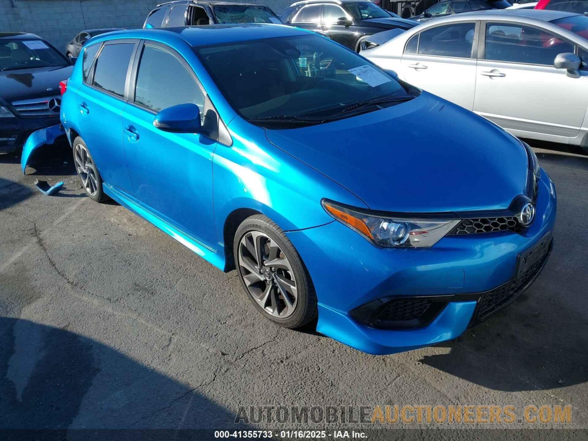 JTNKARJEXHJ545242 TOYOTA COROLLA IM 2017