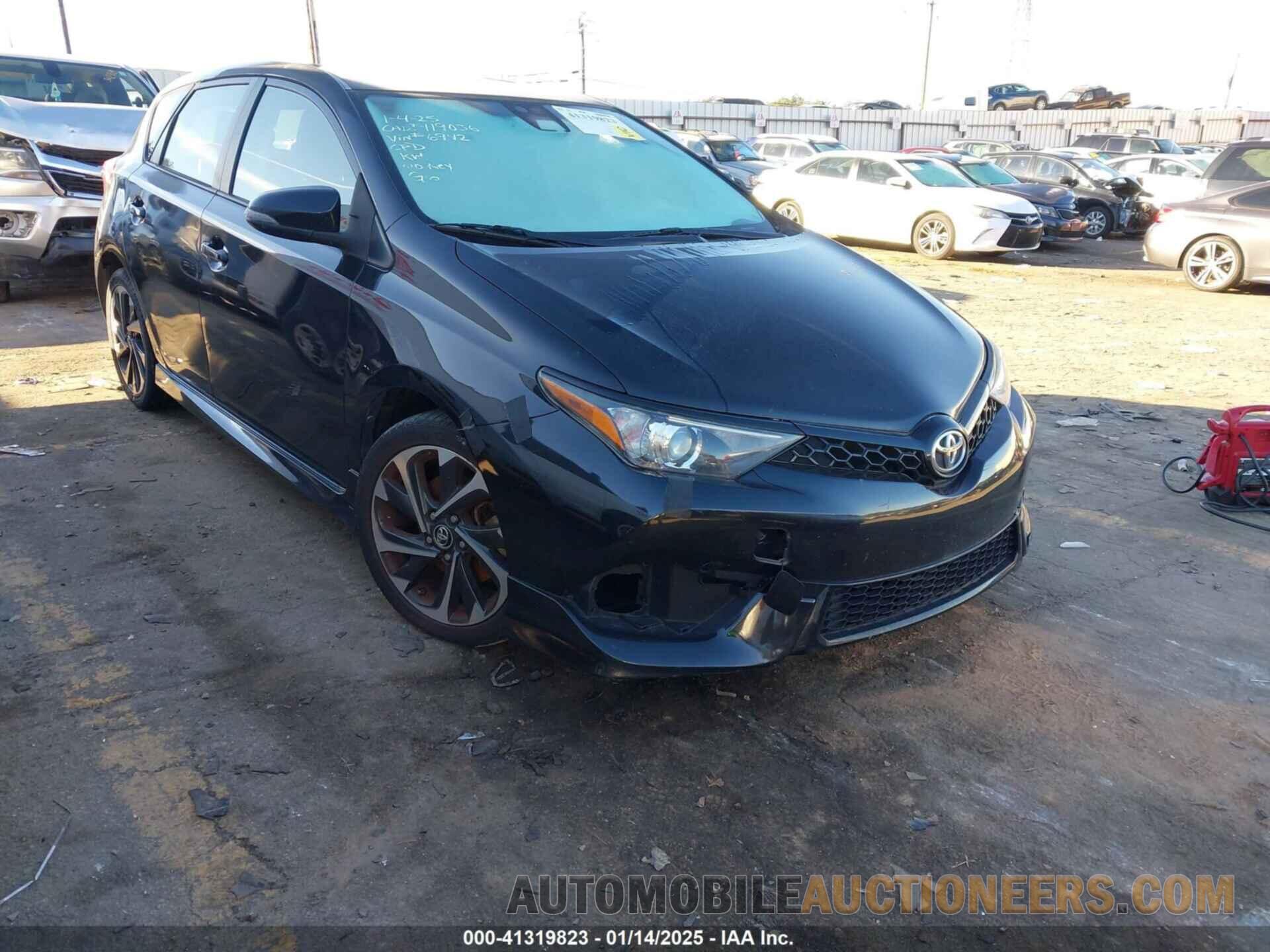 JTNKARJEXHJ546942 TOYOTA COROLLA IM 2017