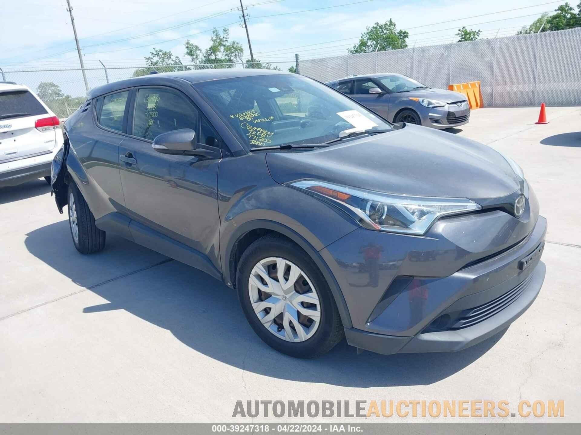 JTNKHMBX2K1025610 TOYOTA C-HR 2019