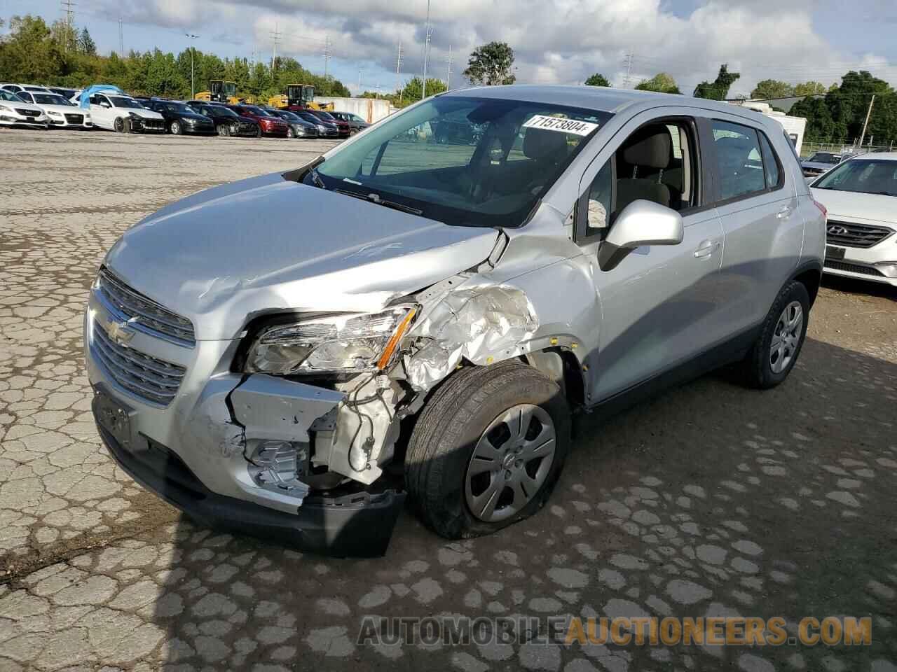 KL7CJKSB0FB084724 CHEVROLET TRAX 2015