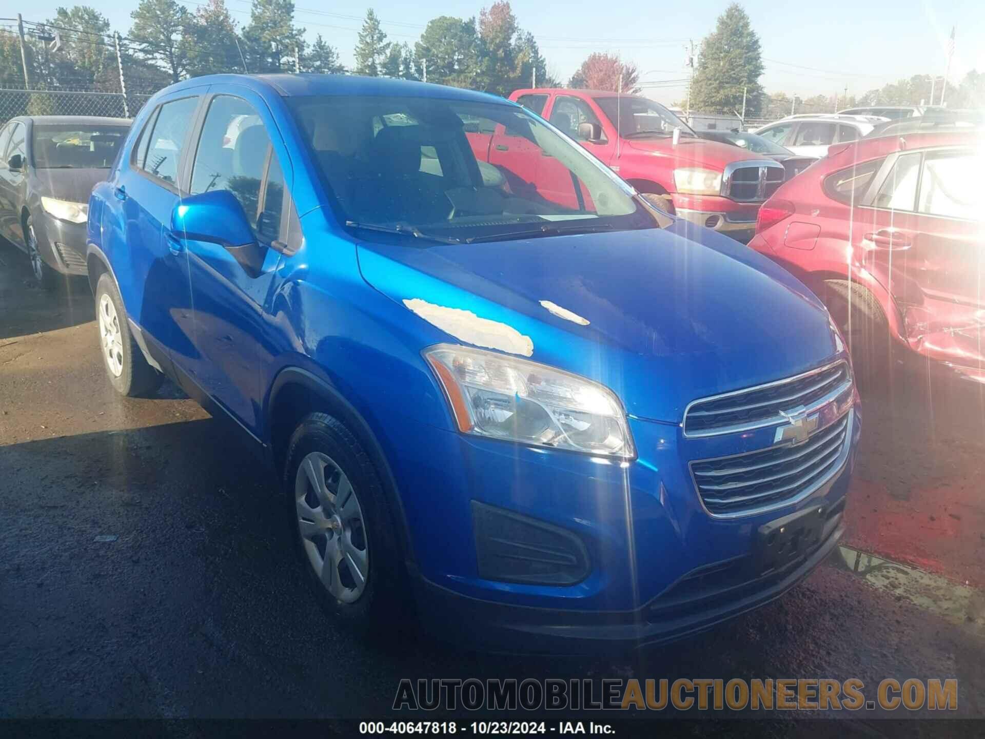 KL7CJKSB1FB189515 CHEVROLET TRAX 2015