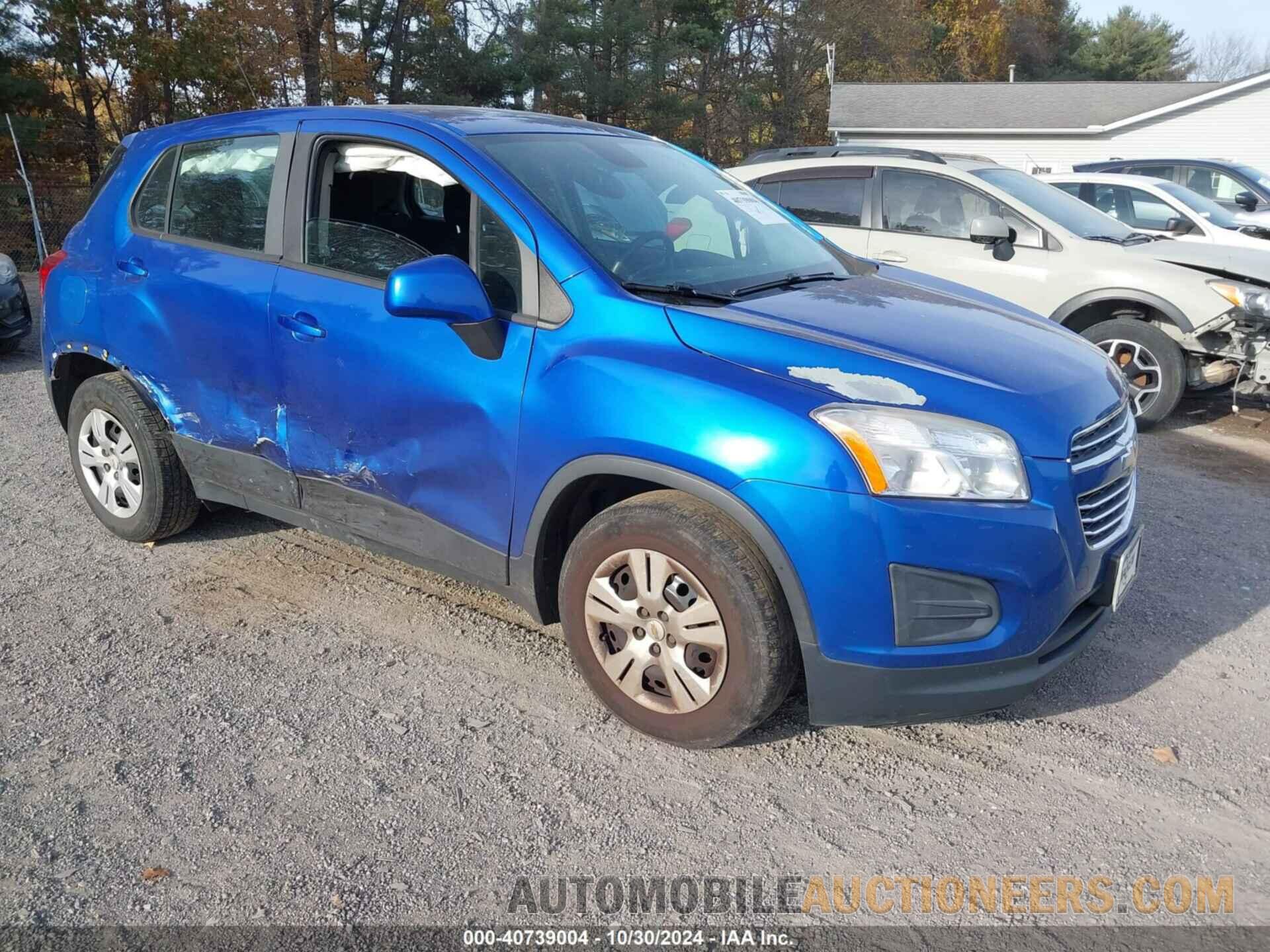 KL7CJKSB2FB198076 CHEVROLET TRAX 2015