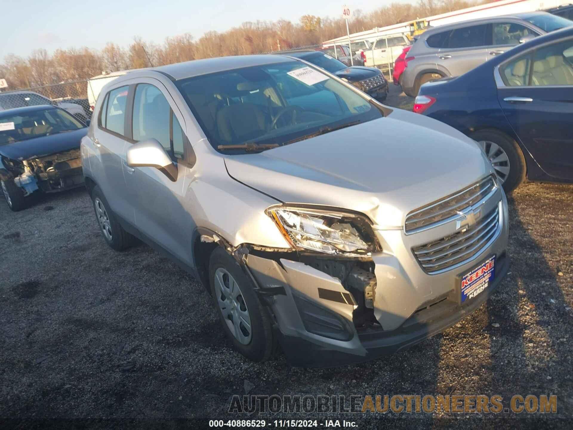 KL7CJKSB4FB079395 CHEVROLET TRAX 2015