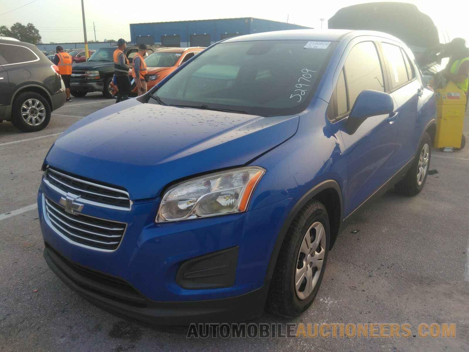 KL7CJKSB4GB529709 Chevrolet Trax 2016