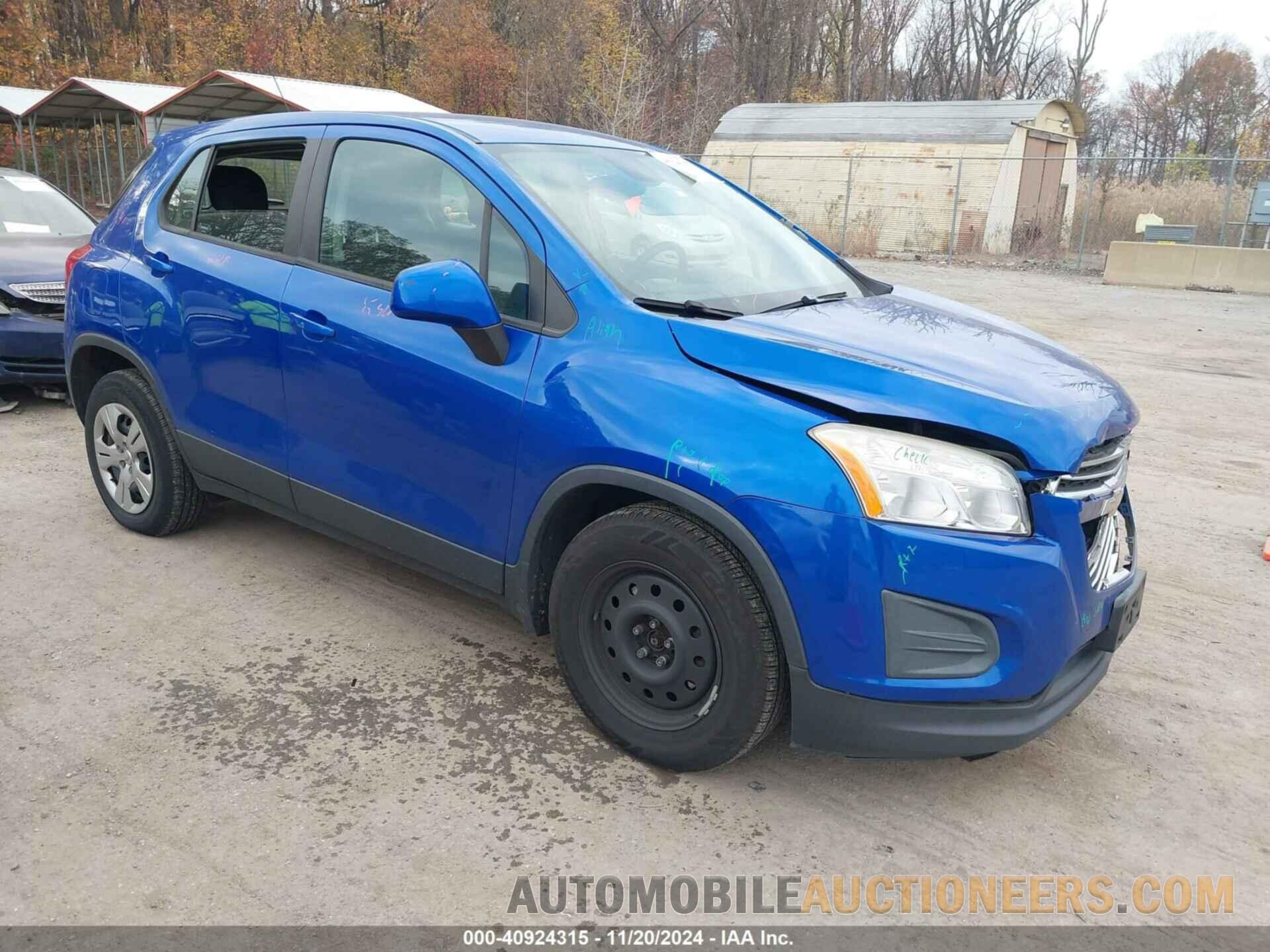 KL7CJKSB6GB705501 CHEVROLET TRAX 2016