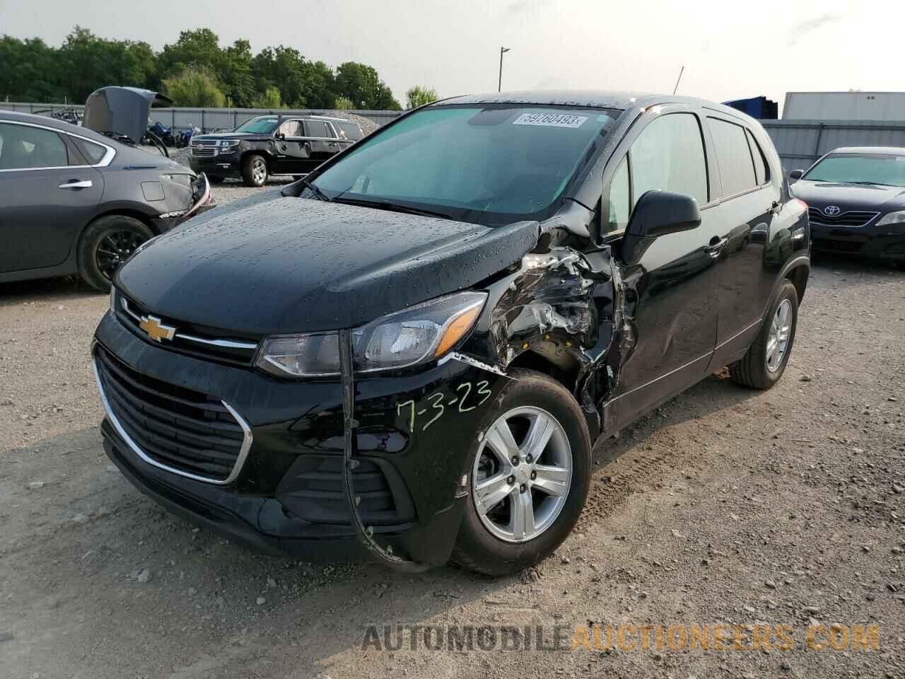 KL7CJKSB7MB303384 CHEVROLET TRAX 2021