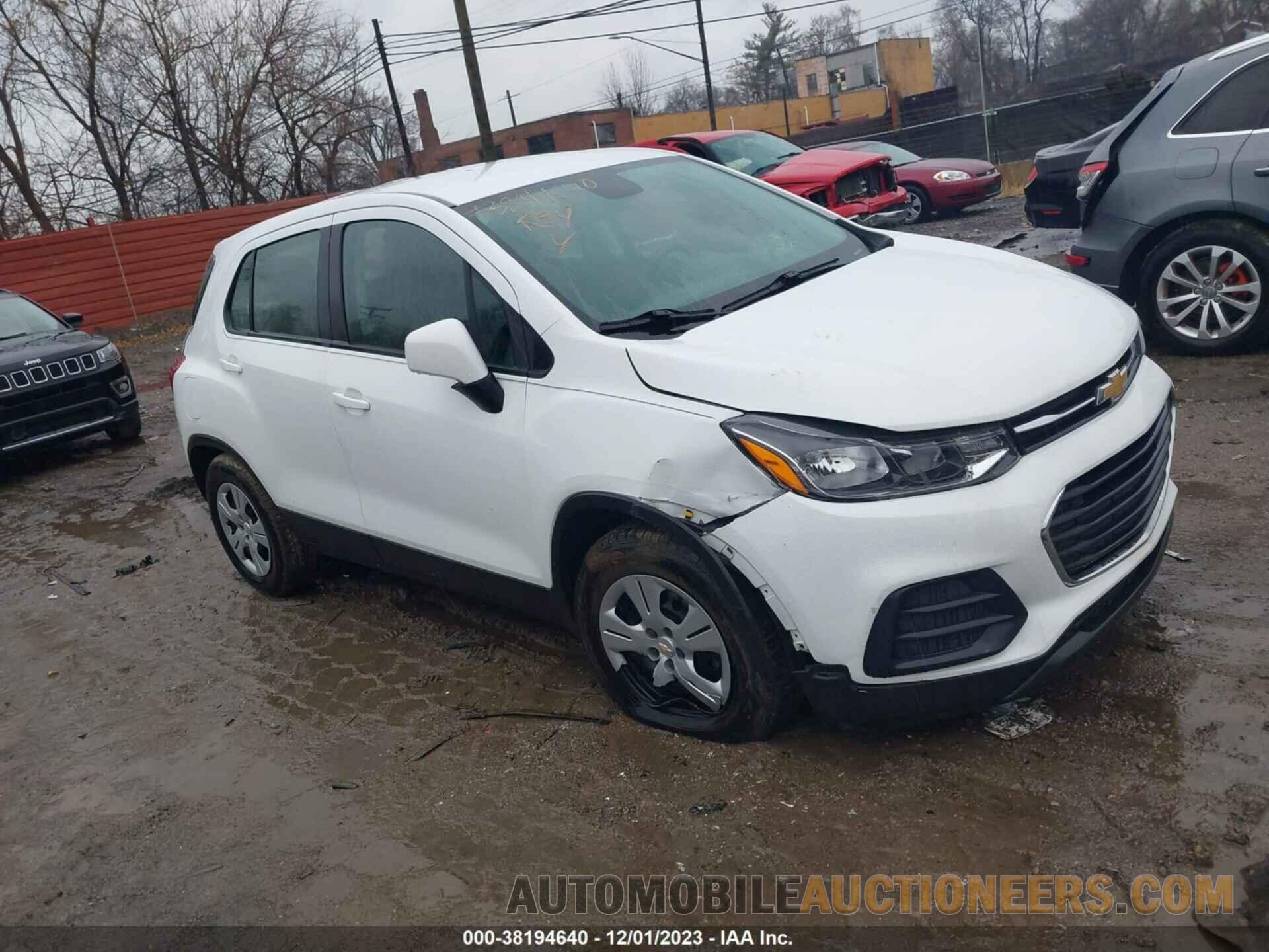 KL7CJKSB8JB627309 CHEVROLET TRAX 2018