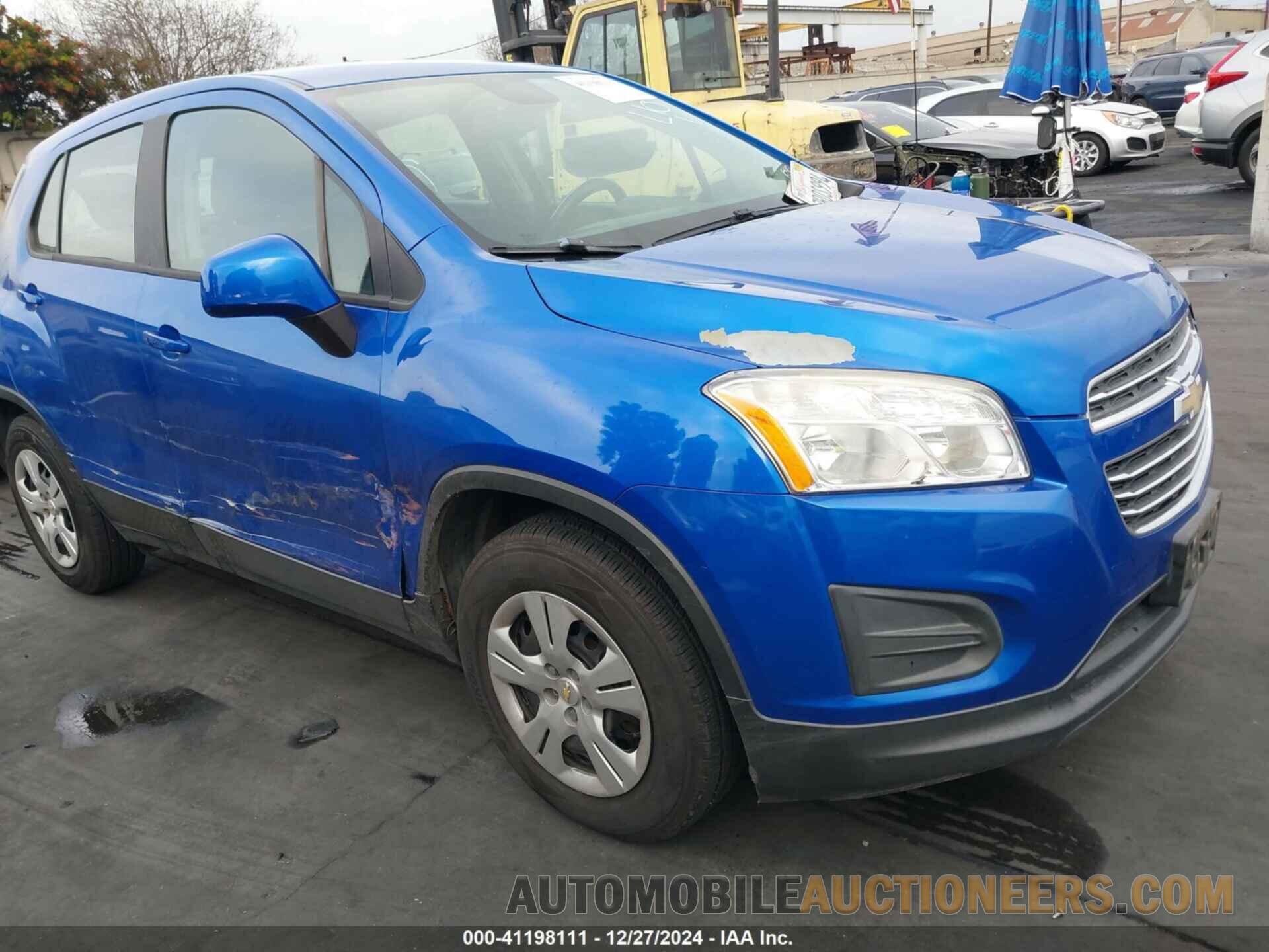 KL7CJKSB9FB197233 CHEVROLET TRAX 2015