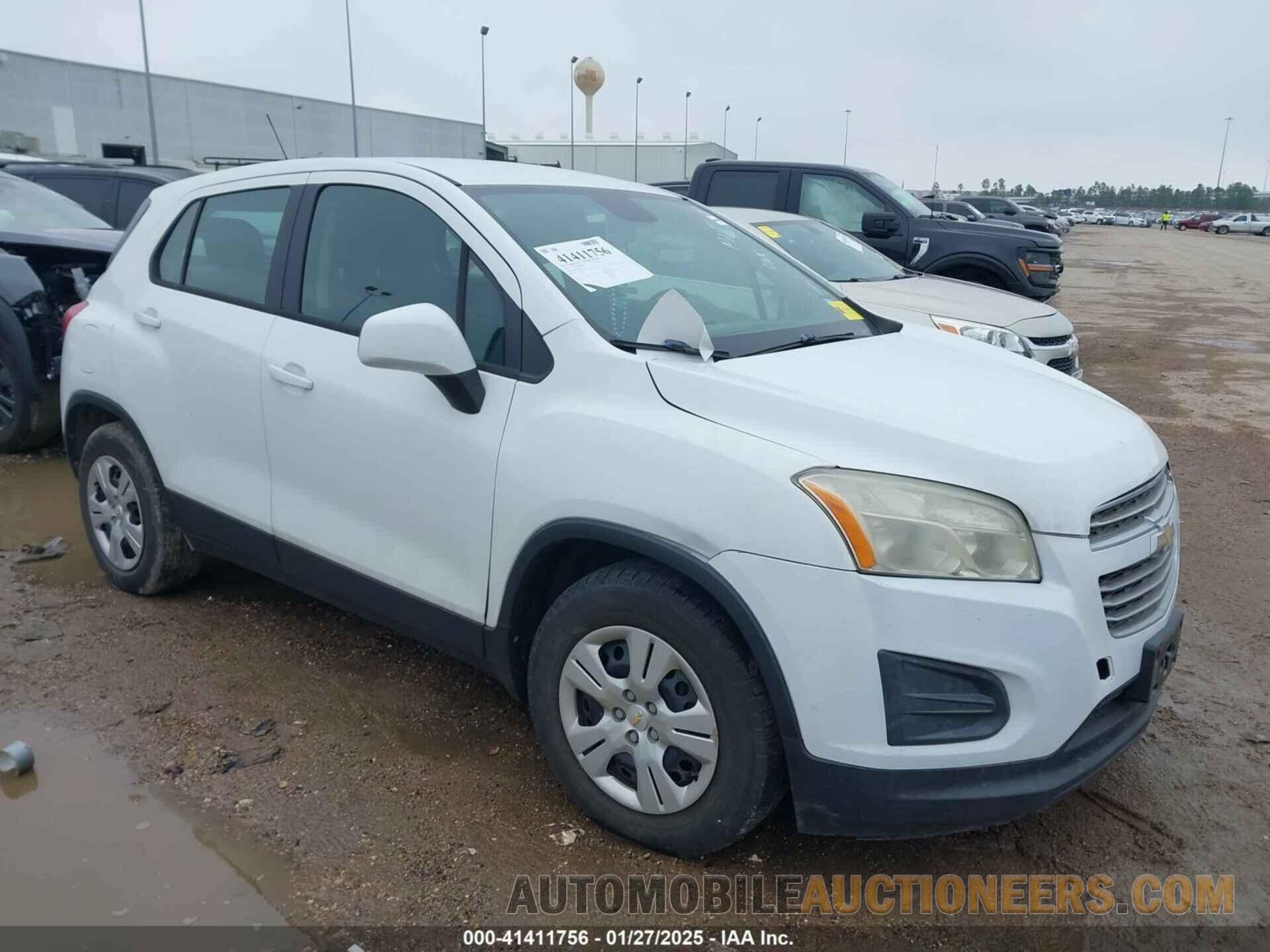 KL7CJKSB9FB219814 CHEVROLET TRAX 2015