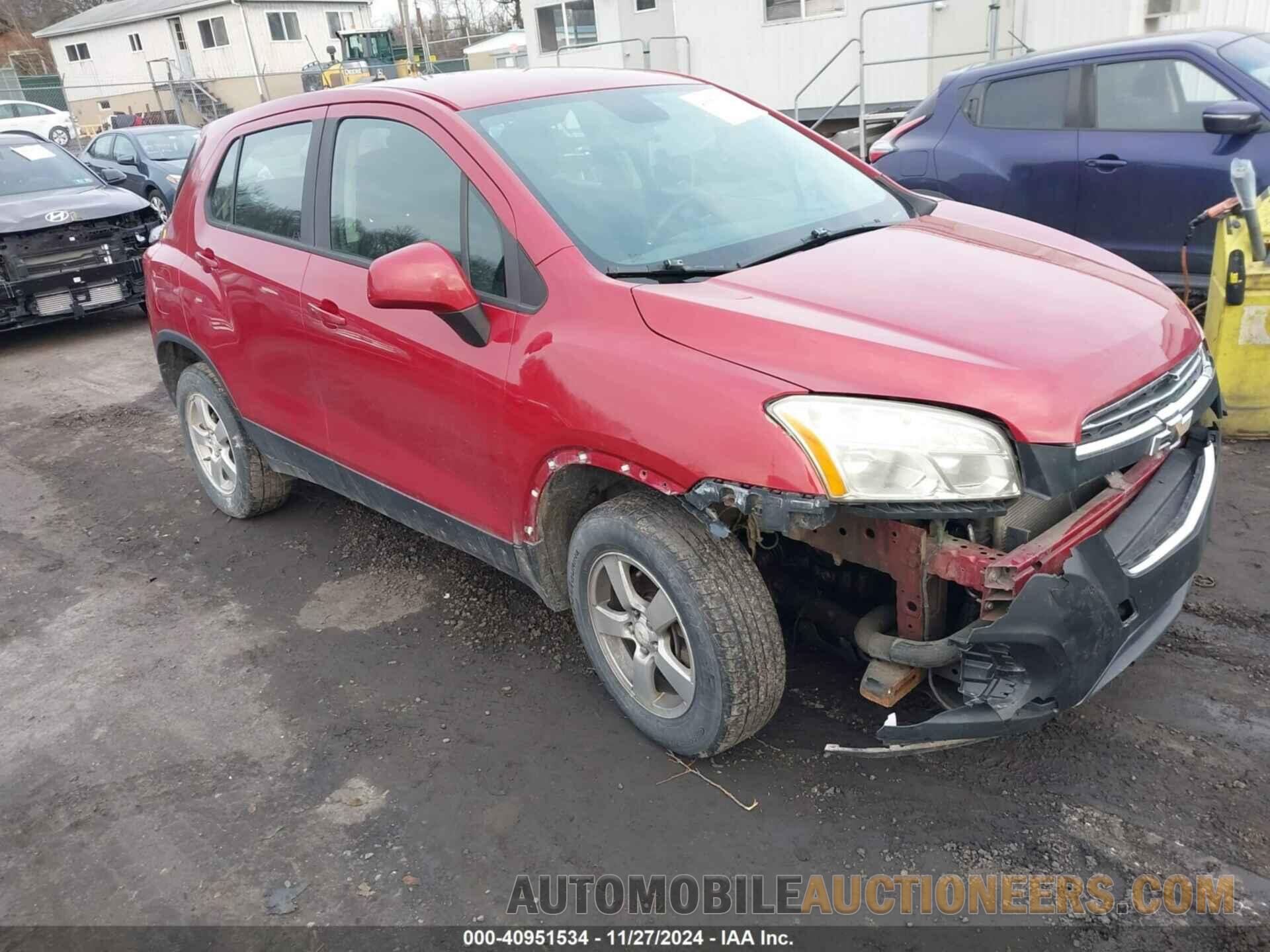 KL7CJPSB9FB110282 CHEVROLET TRAX 2015