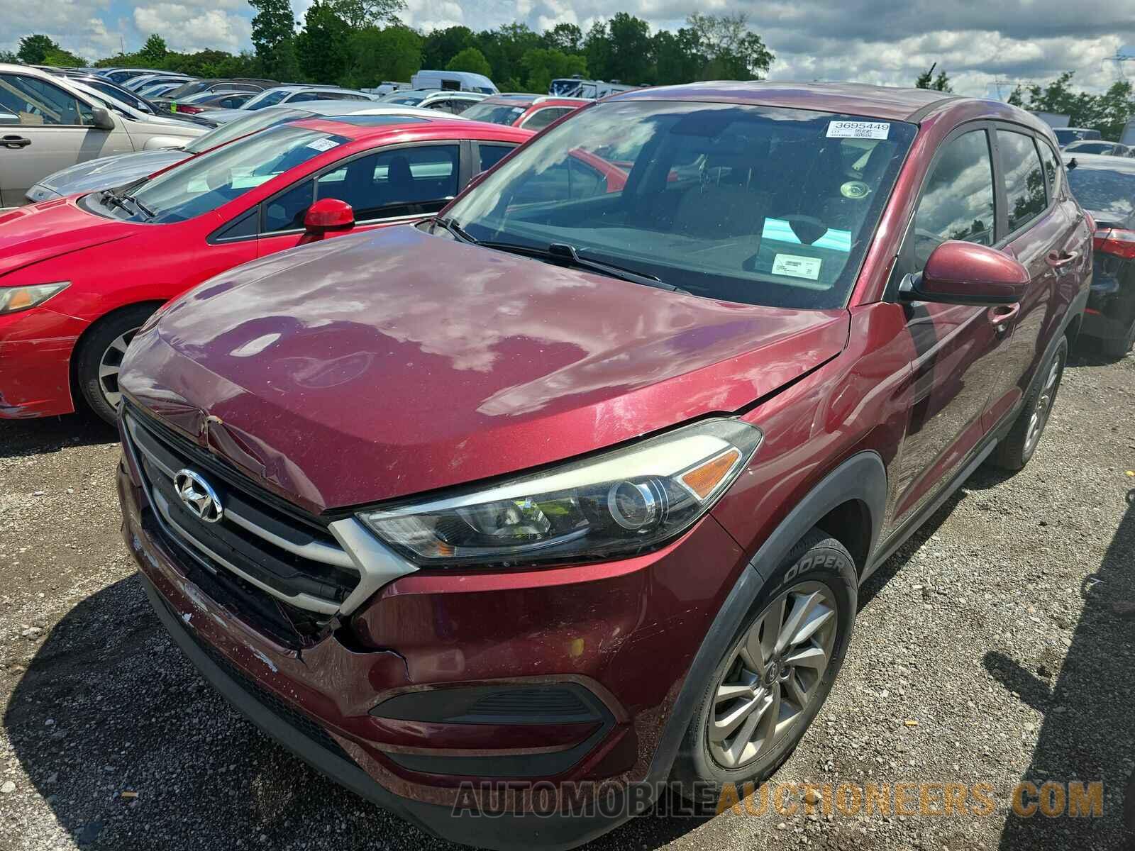 KM8J23A45HU579729 Hyundai Tucson 2017