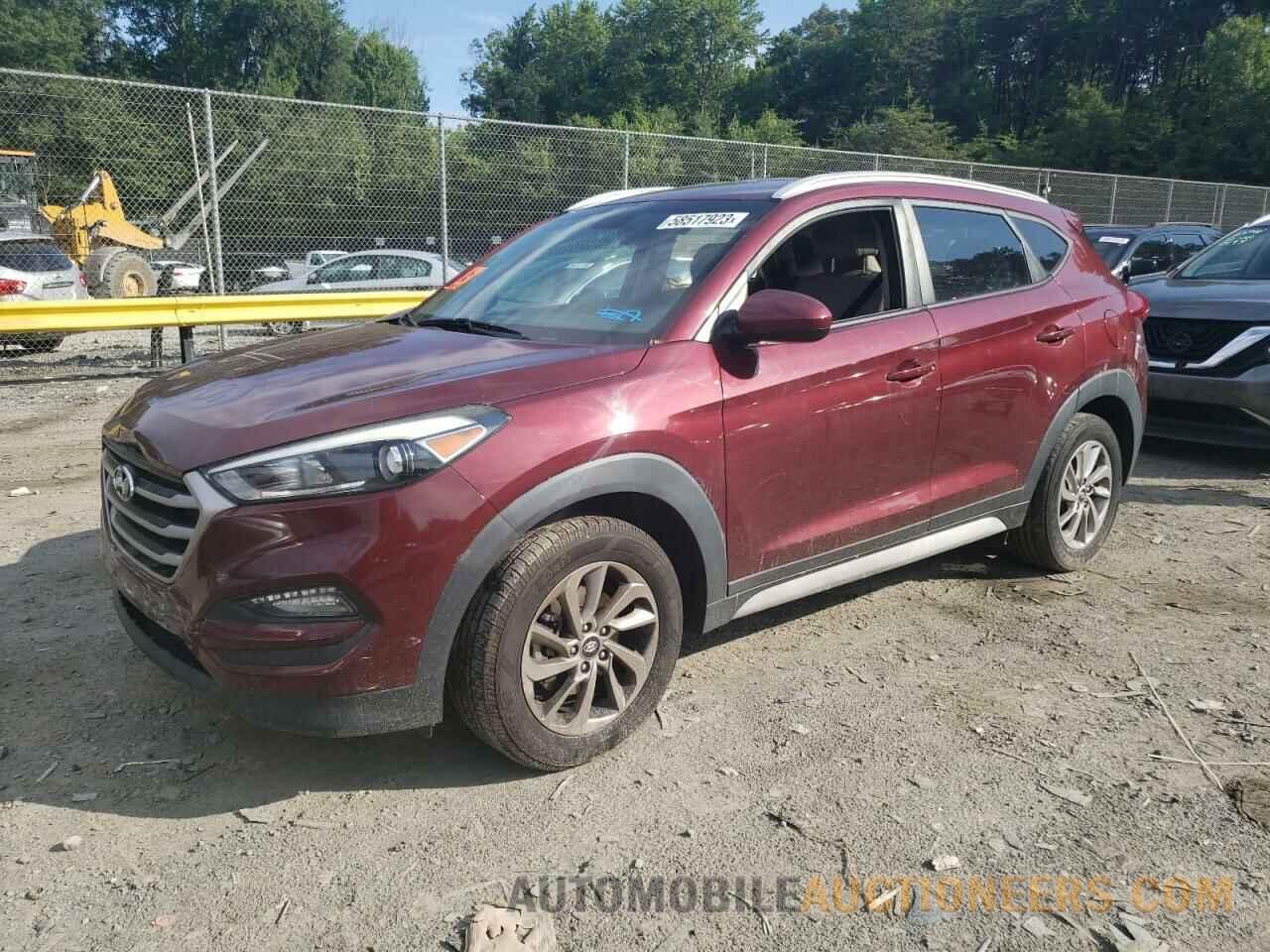 KM8J3CA43JU597407 HYUNDAI TUCSON 2018