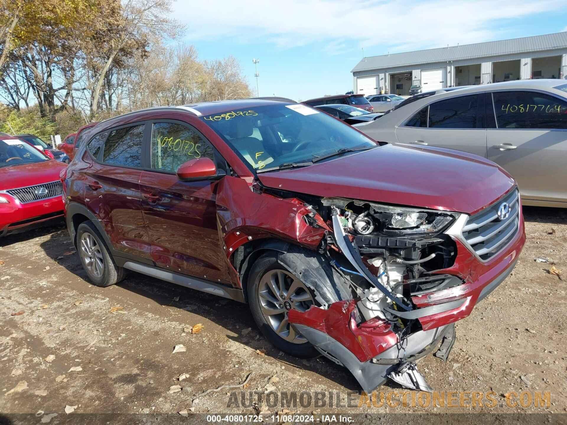 KM8J3CA45JU656943 HYUNDAI TUCSON 2018