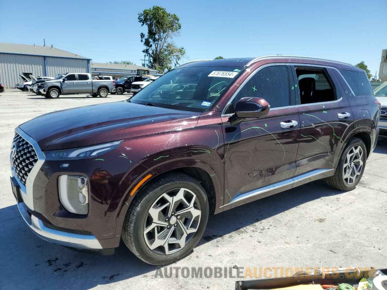 KM8R74HE6MU287025 HYUNDAI PALISADE 2021