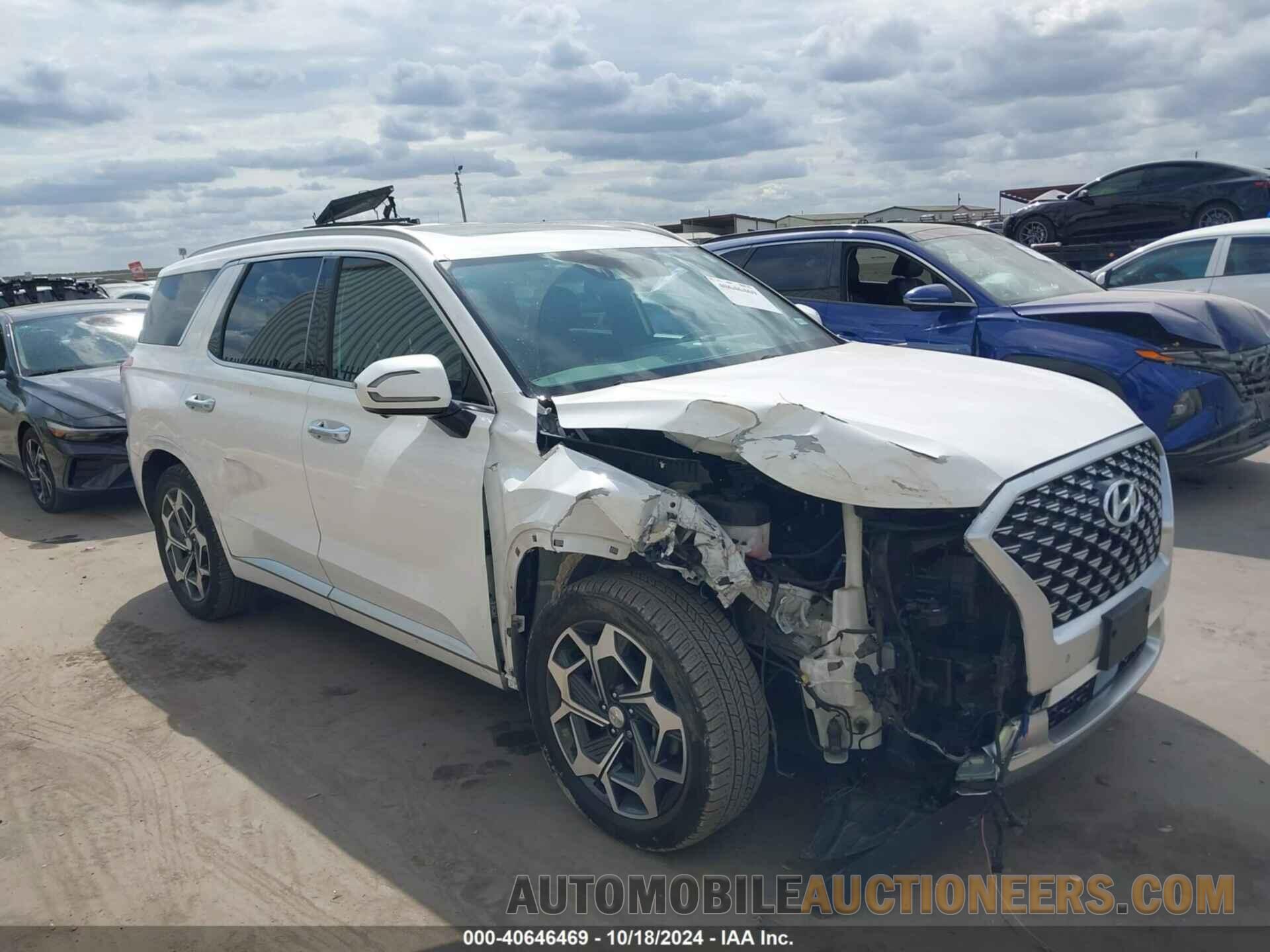 KM8R74HE8MU305217 HYUNDAI PALISADE 2021