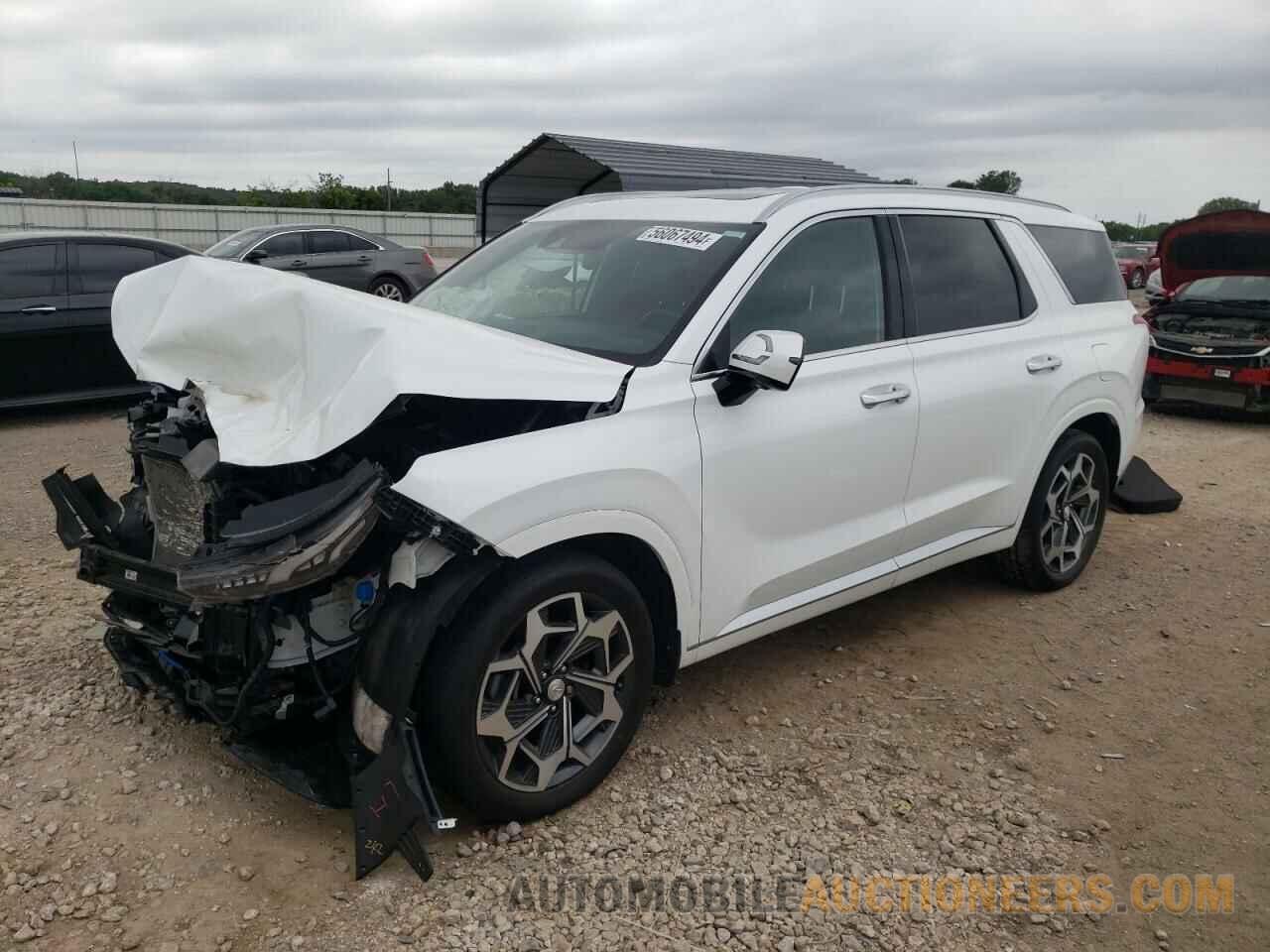 KM8R7DHE2MU195698 HYUNDAI PALISADE 2021