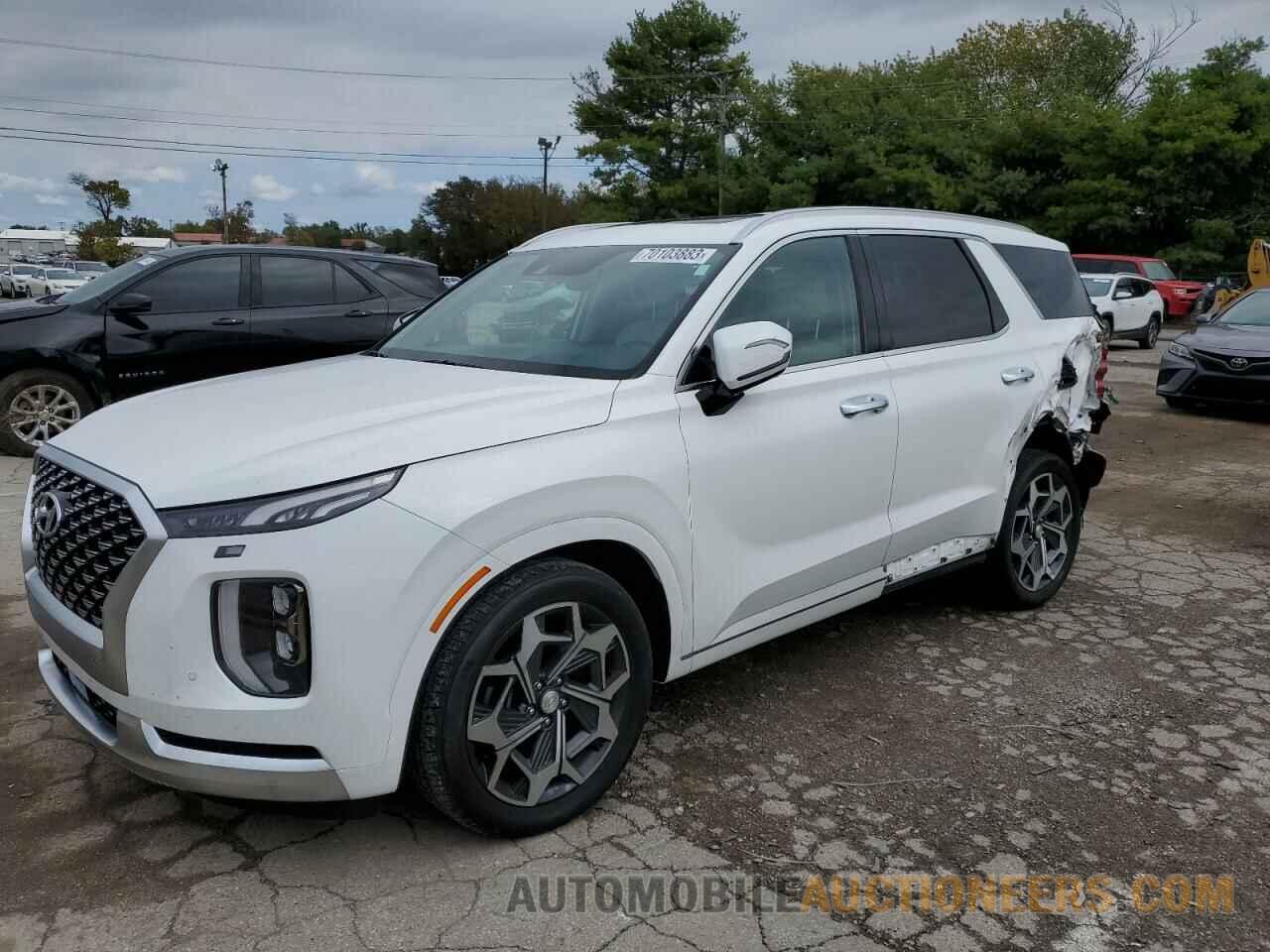 KM8R7DHE3MU312754 HYUNDAI PALISADE 2021