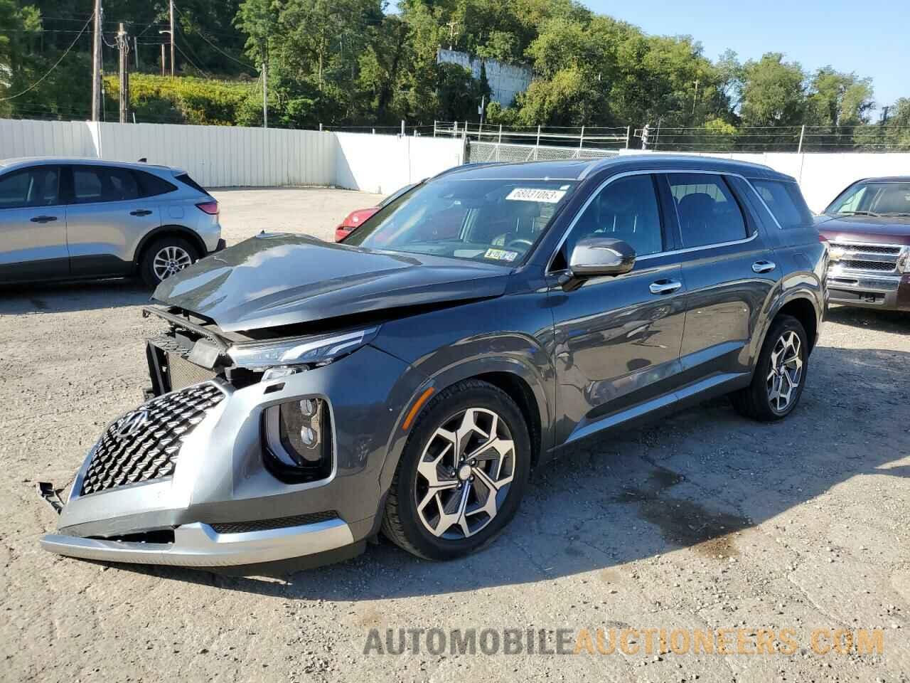 KM8R7DHE3MU315444 HYUNDAI PALISADE 2021