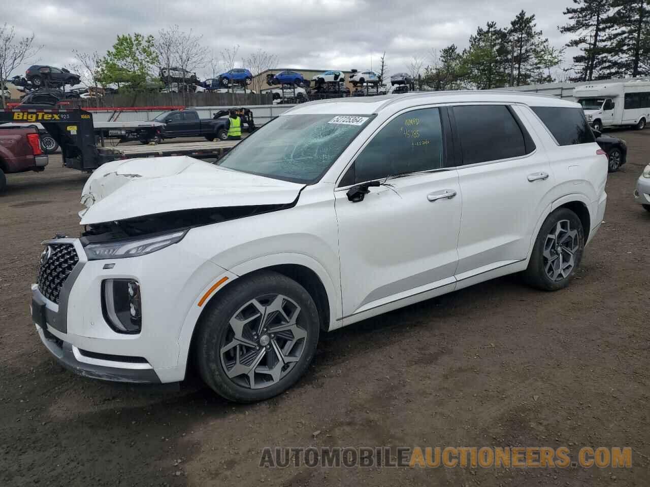 KM8R7DHE7MU277605 HYUNDAI PALISADE 2021