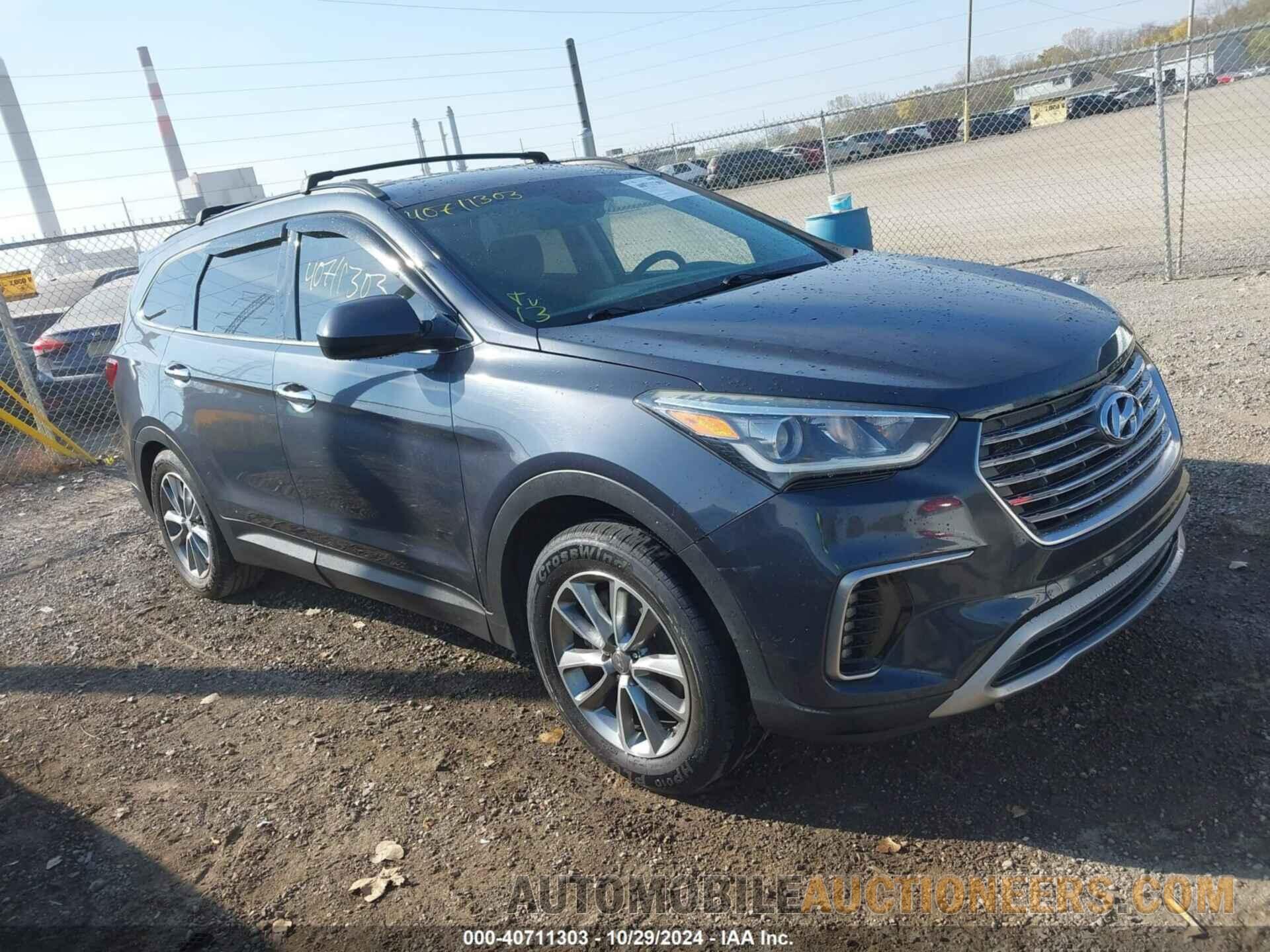 KM8SM4HF1HU238761 HYUNDAI SANTA FE 2017