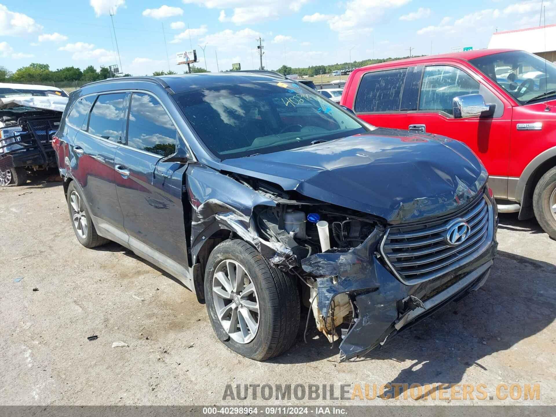 KM8SN4HF5HU205582 HYUNDAI SANTA FE 2017