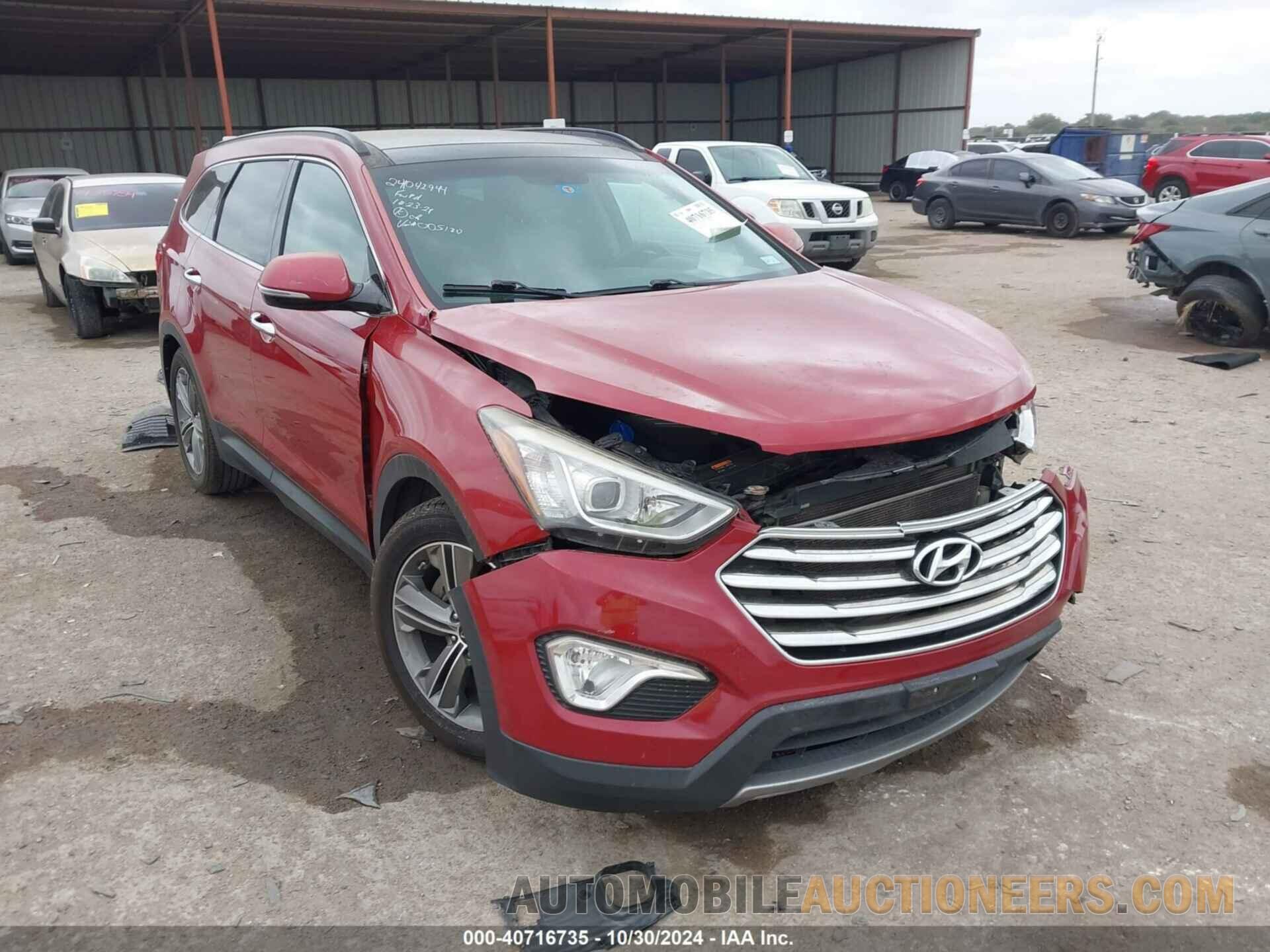 KM8SR4HF0DU005210 HYUNDAI SANTA FE 2013