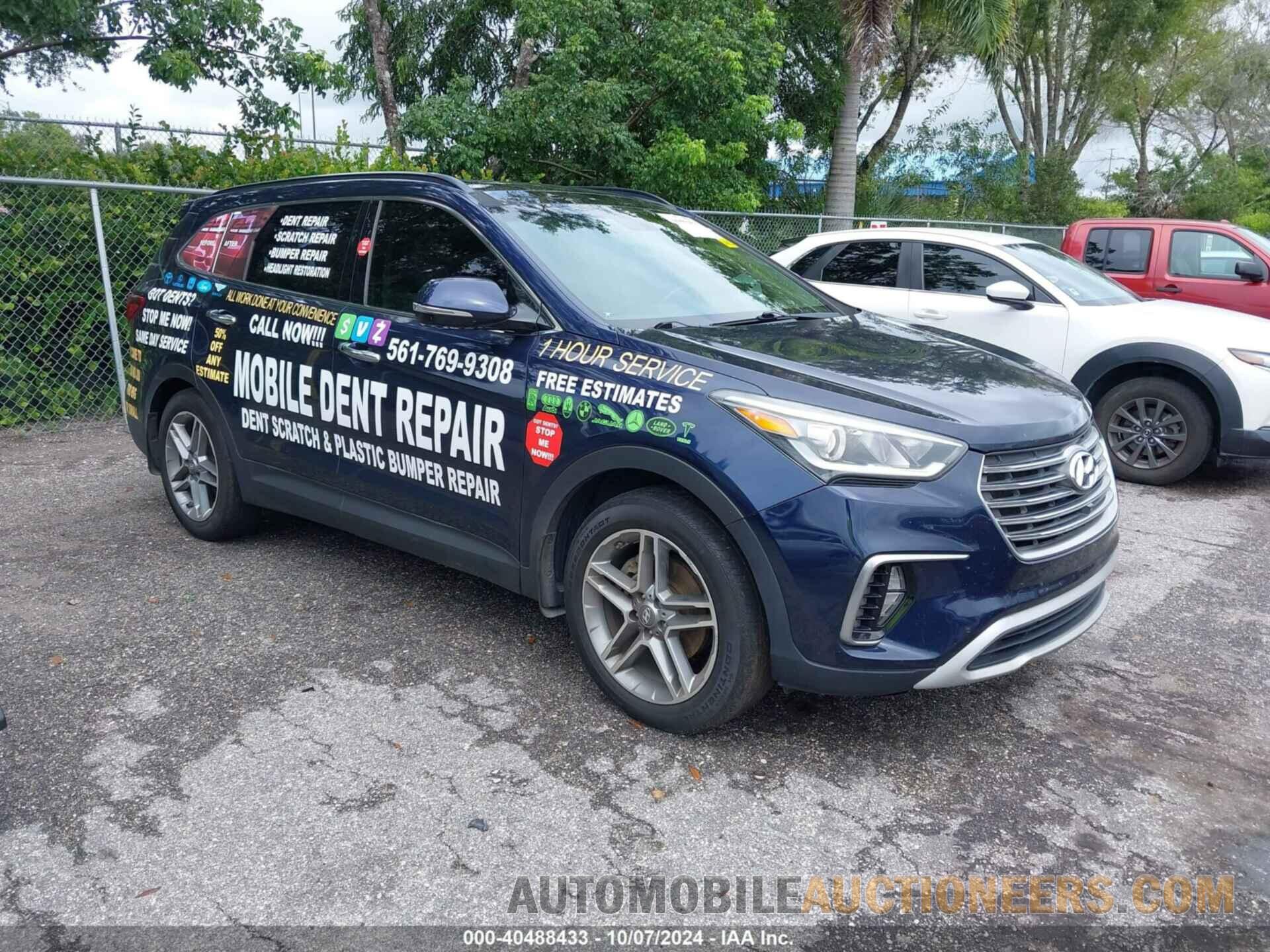 KM8SR4HF1HU253004 HYUNDAI SANTA FE 2017