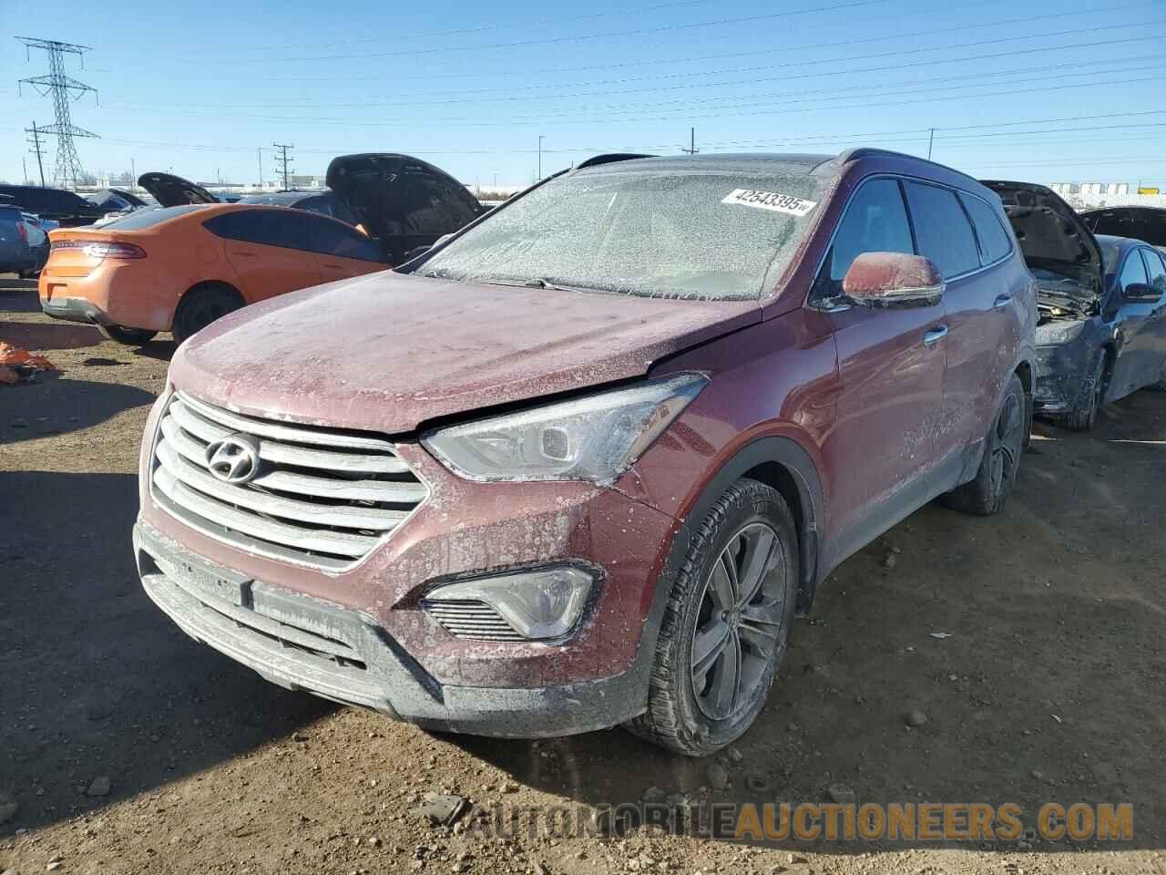 KM8SR4HF2GU133422 HYUNDAI SANTA FE 2016