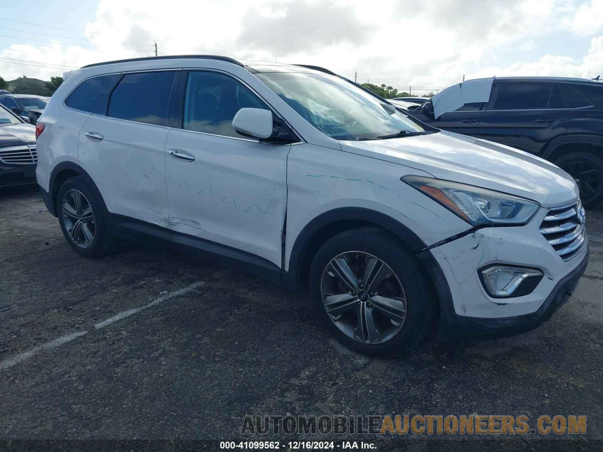 KM8SR4HFXDU016361 HYUNDAI SANTA FE 2013