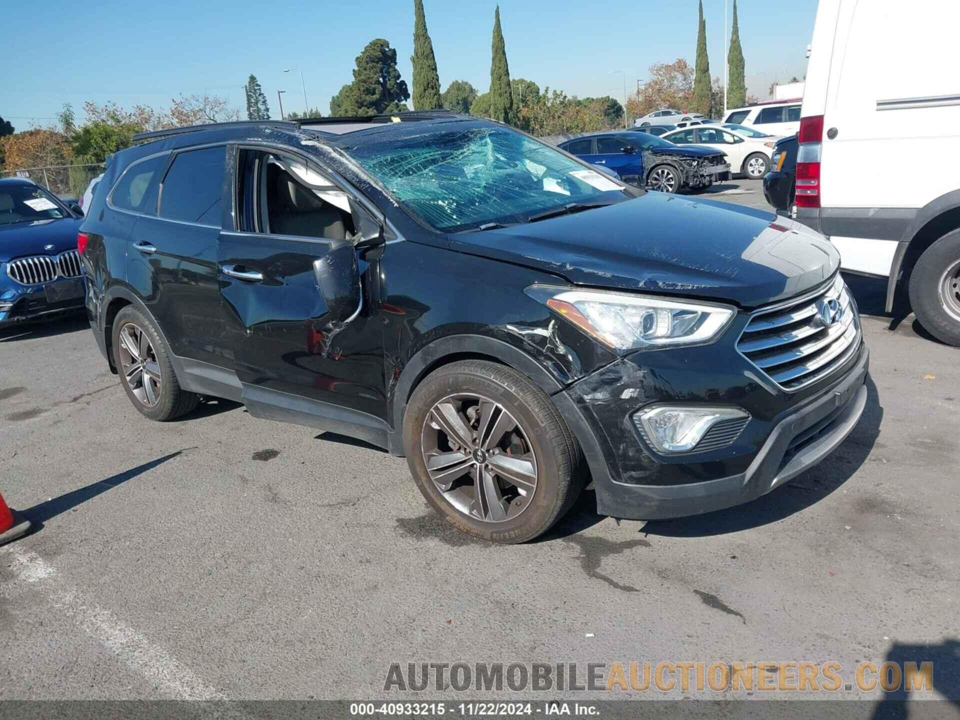 KM8SR4HFXFU129956 HYUNDAI SANTA FE 2015