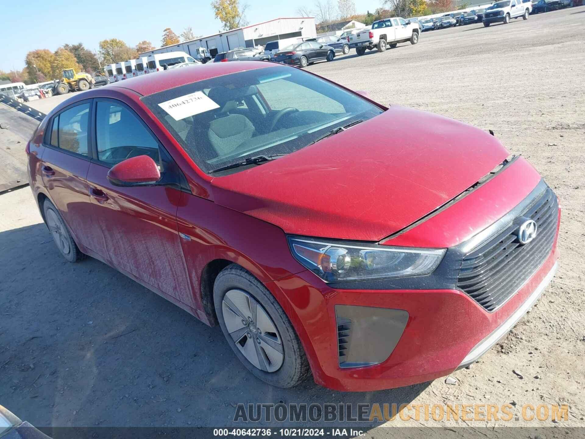 KMHC65LC6KU109164 HYUNDAI IONIQ HYBRID 2019