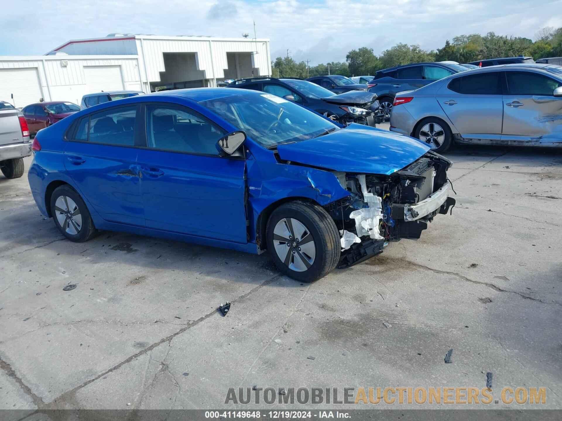 KMHC65LC9HU047820 HYUNDAI IONIQ HYBRID 2017