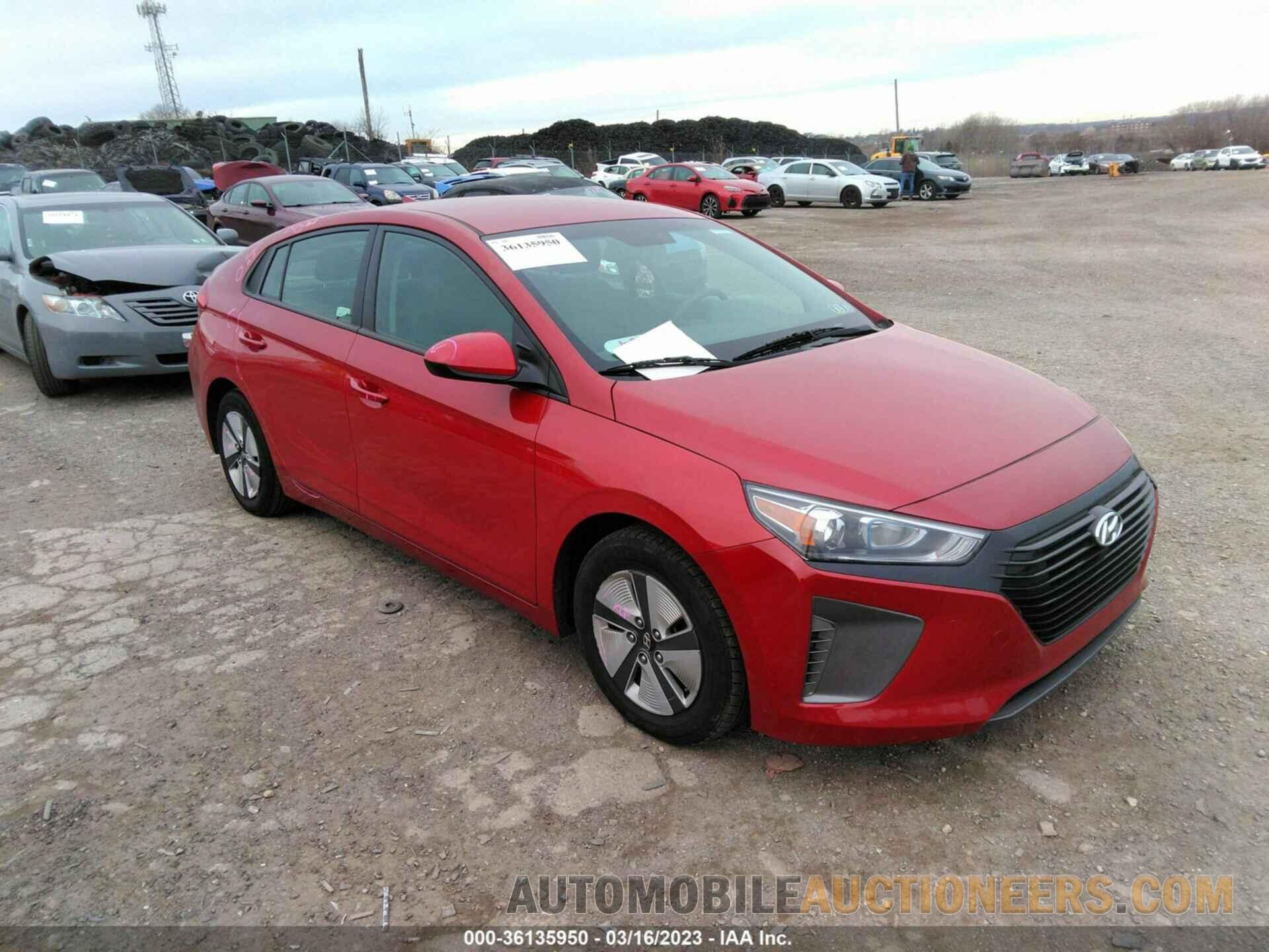 KMHC65LCXKU180481 HYUNDAI IONIQ HYBRID 2019