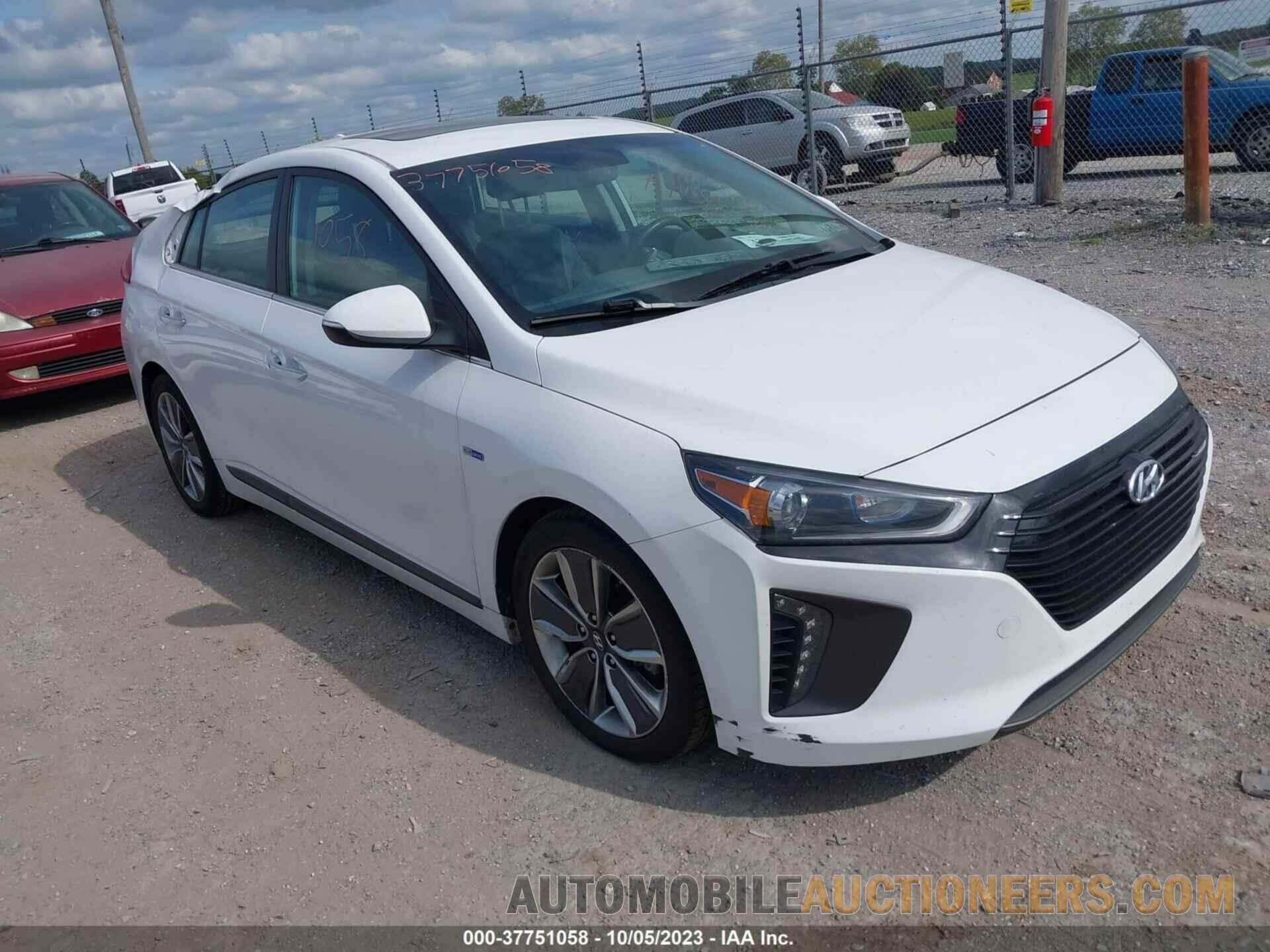 KMHC85LC6JU083805 HYUNDAI IONIQ HYBRID 2018