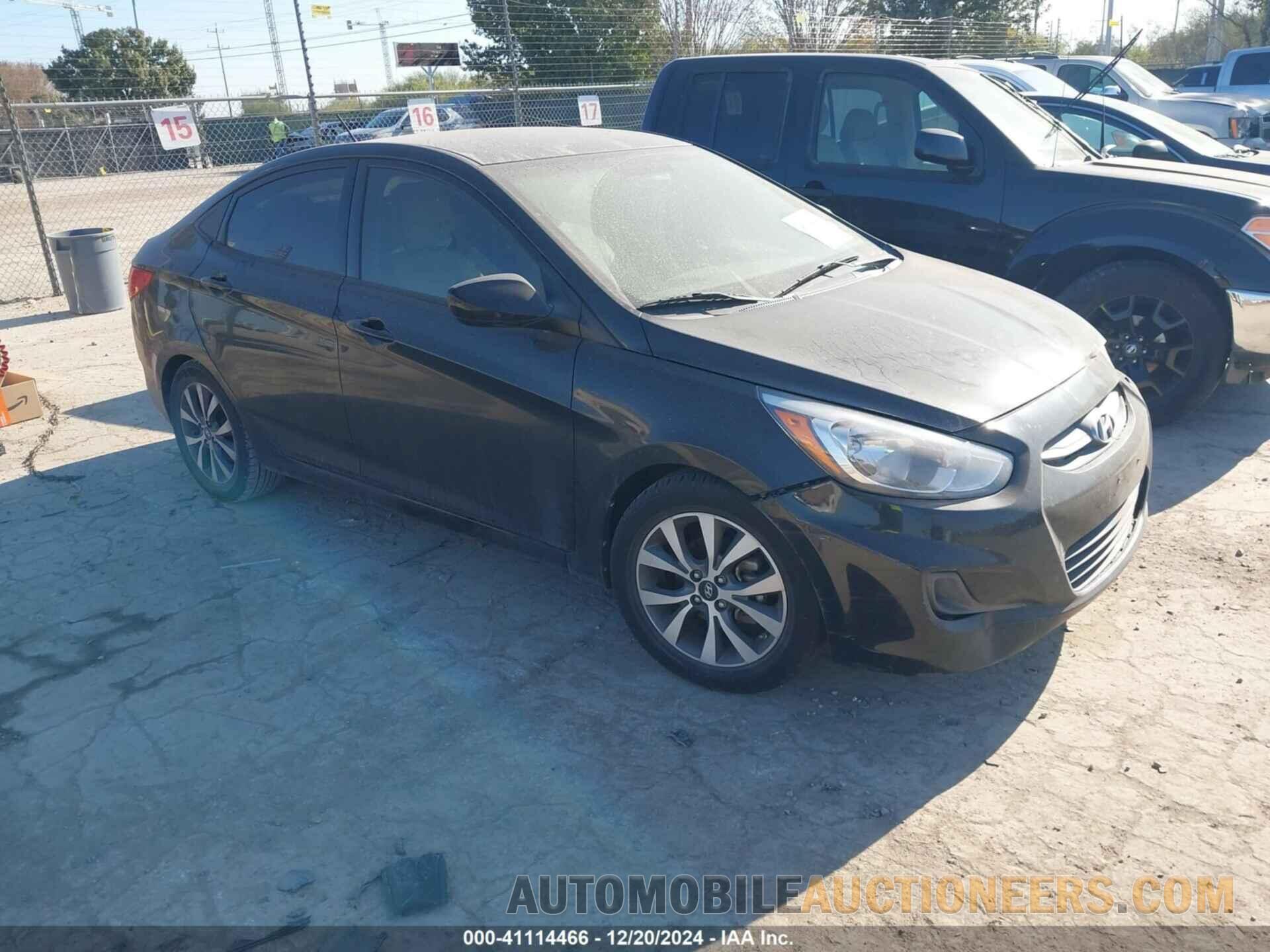 KMHCT4AE0HU291850 HYUNDAI ACCENT 2017