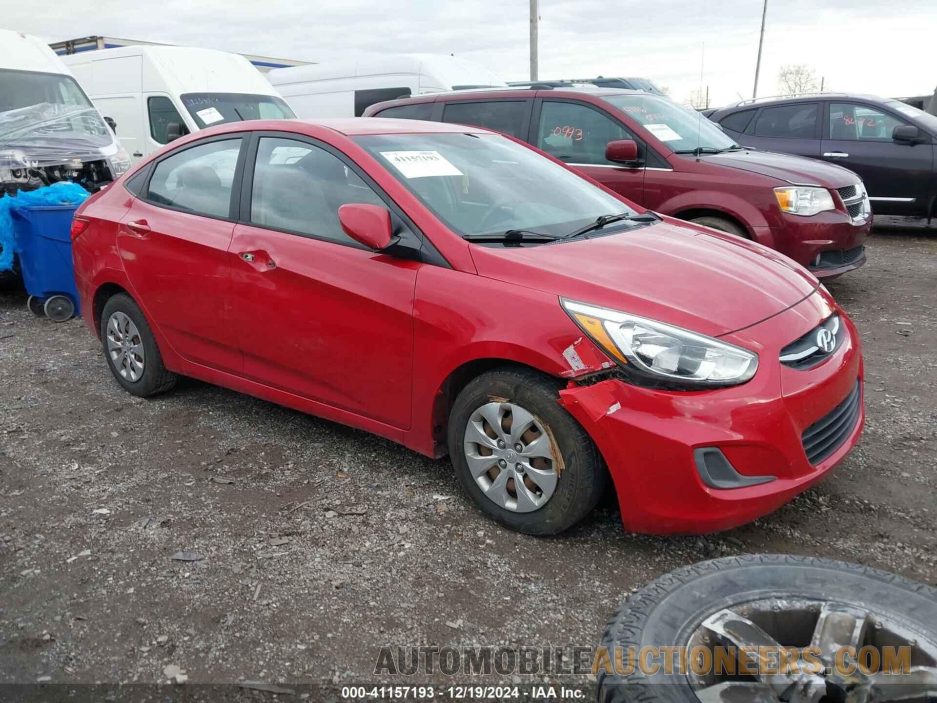 KMHCT4AE1GU003607 HYUNDAI ACCENT 2016