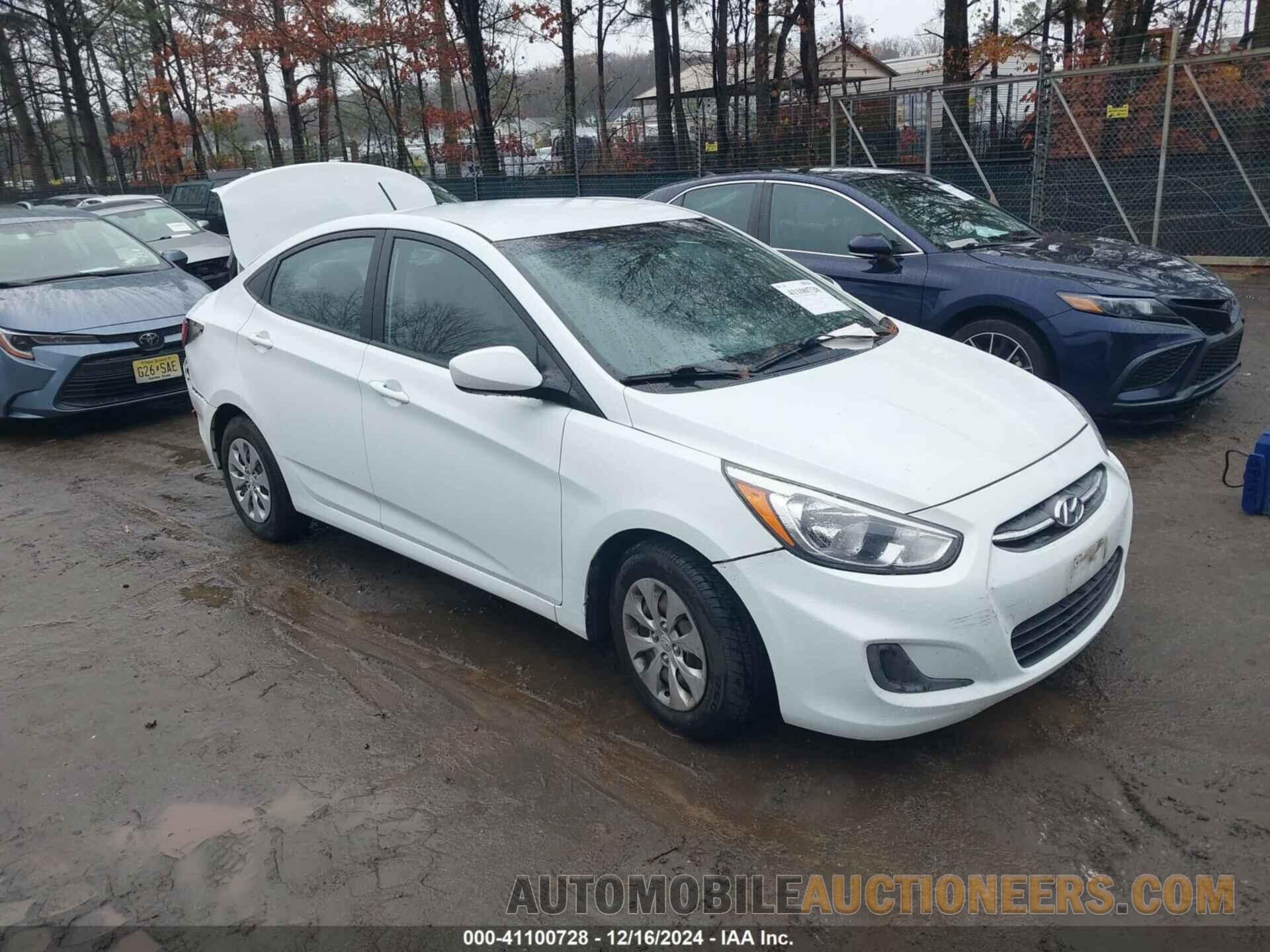 KMHCT4AE1GU003980 HYUNDAI ACCENT 2016