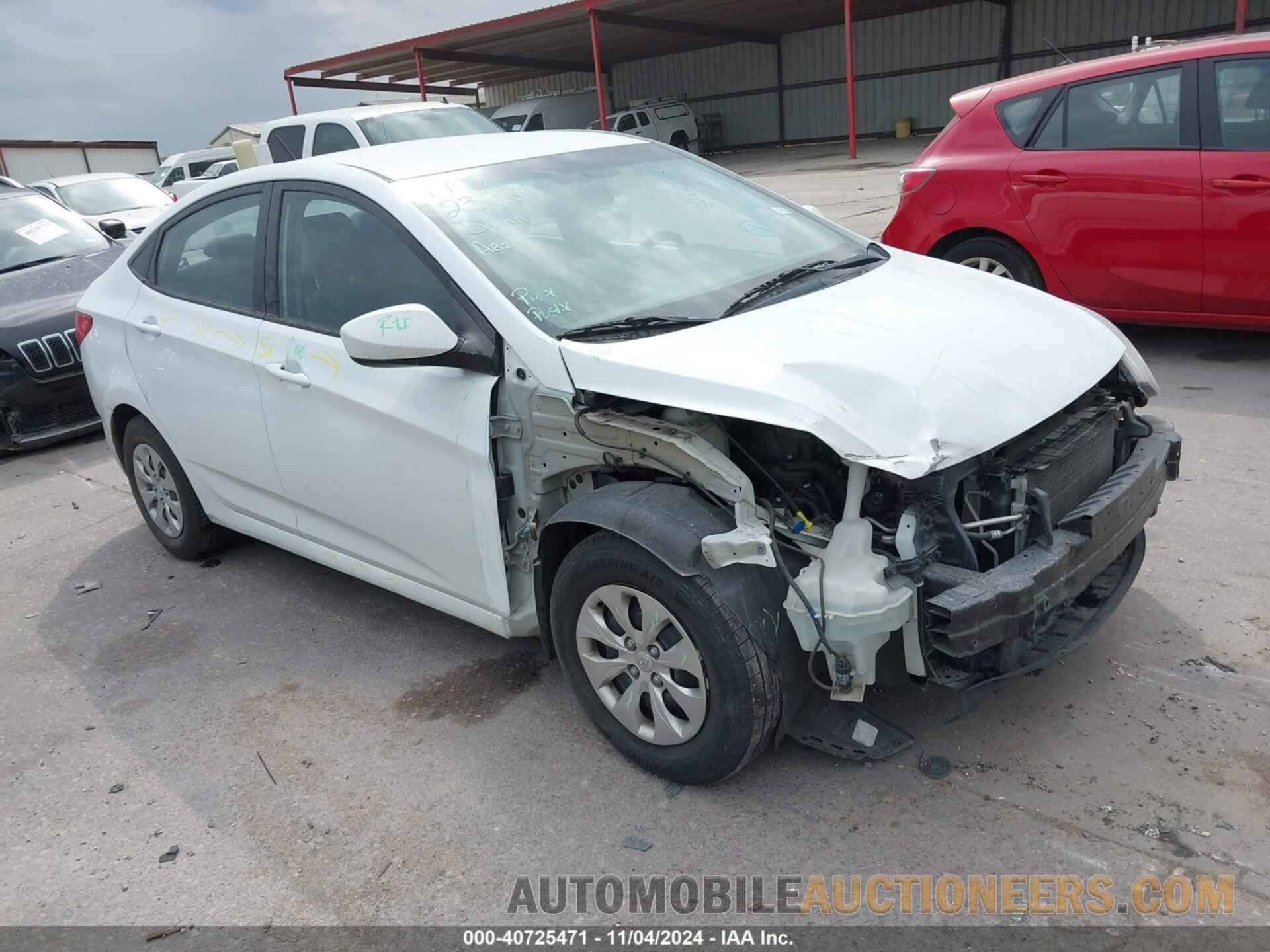 KMHCT4AE1GU061801 HYUNDAI ACCENT 2016