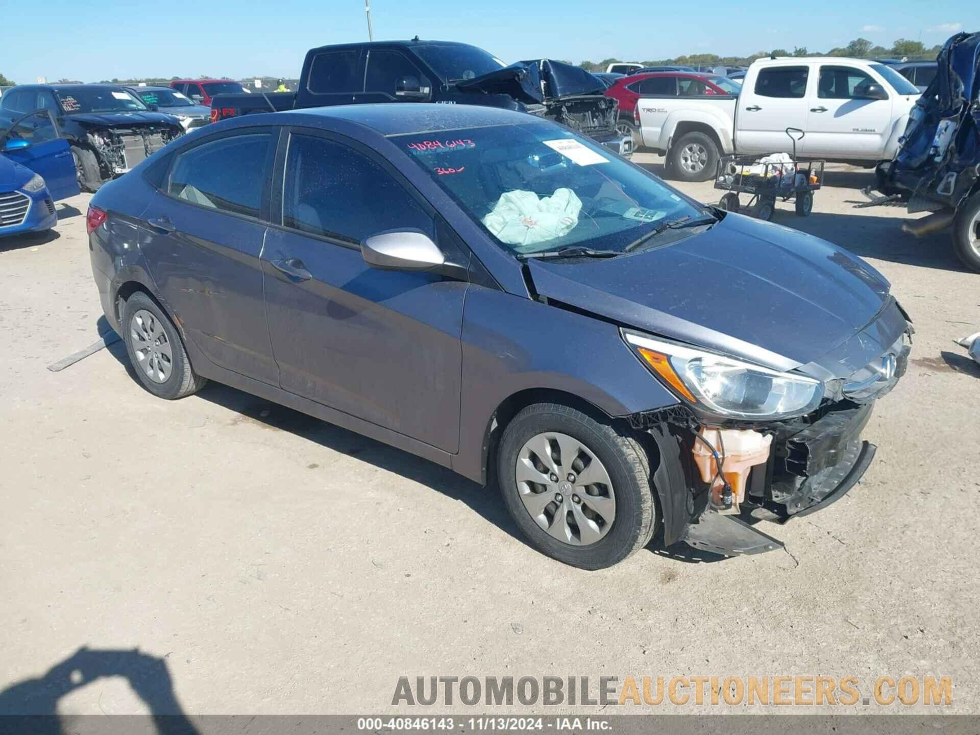 KMHCT4AE1GU099075 HYUNDAI ACCENT 2016