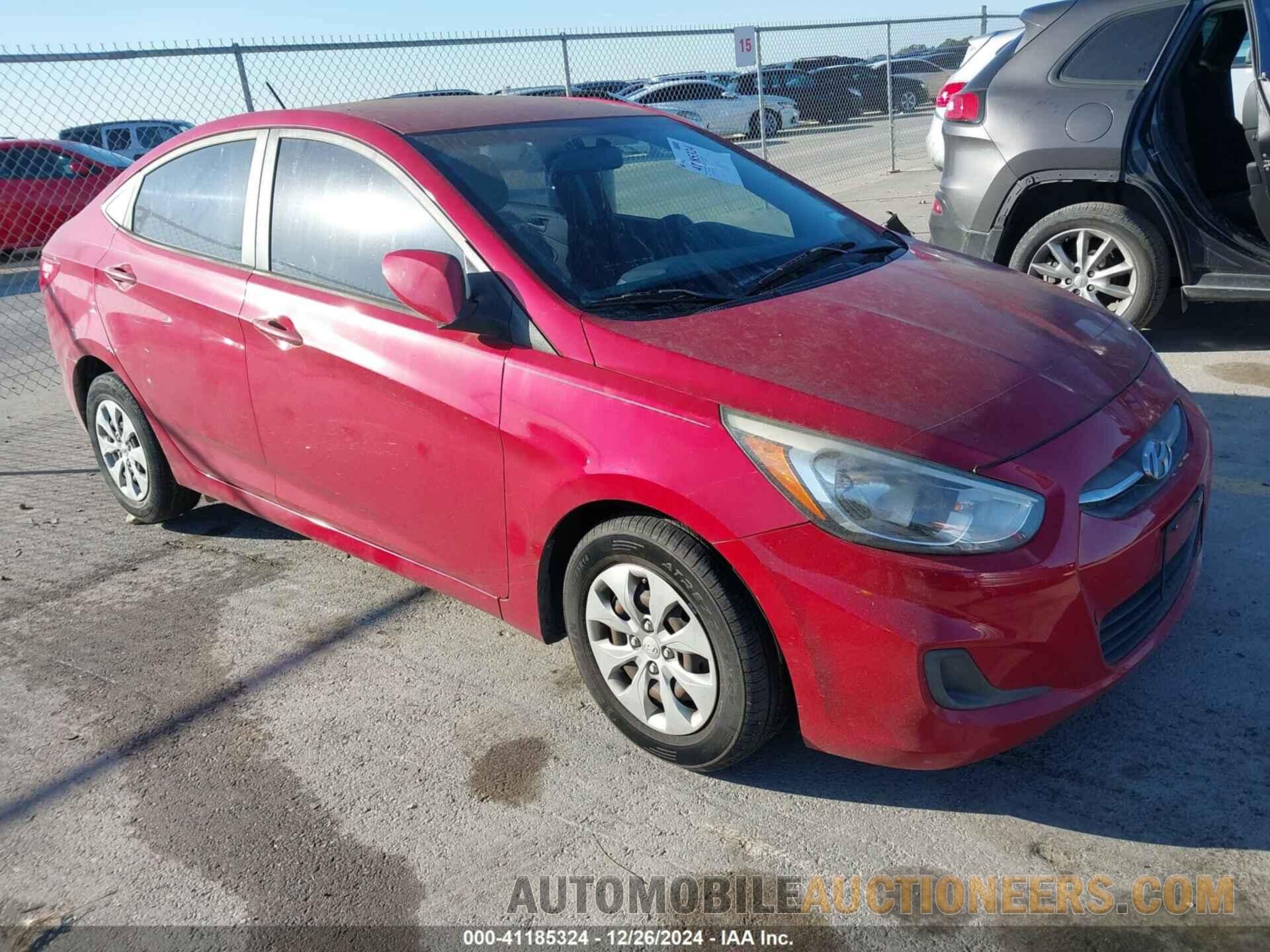 KMHCT4AE1GU116943 HYUNDAI ACCENT 2016