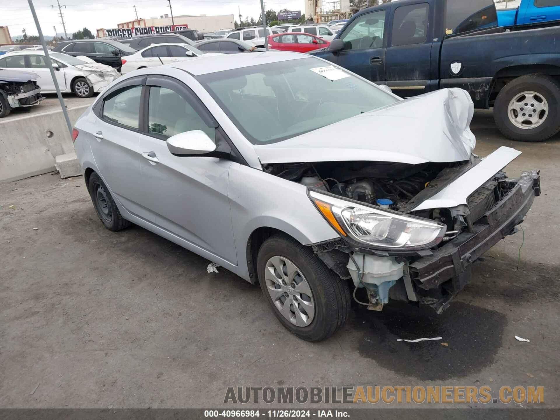 KMHCT4AE1HU300572 HYUNDAI ACCENT 2017