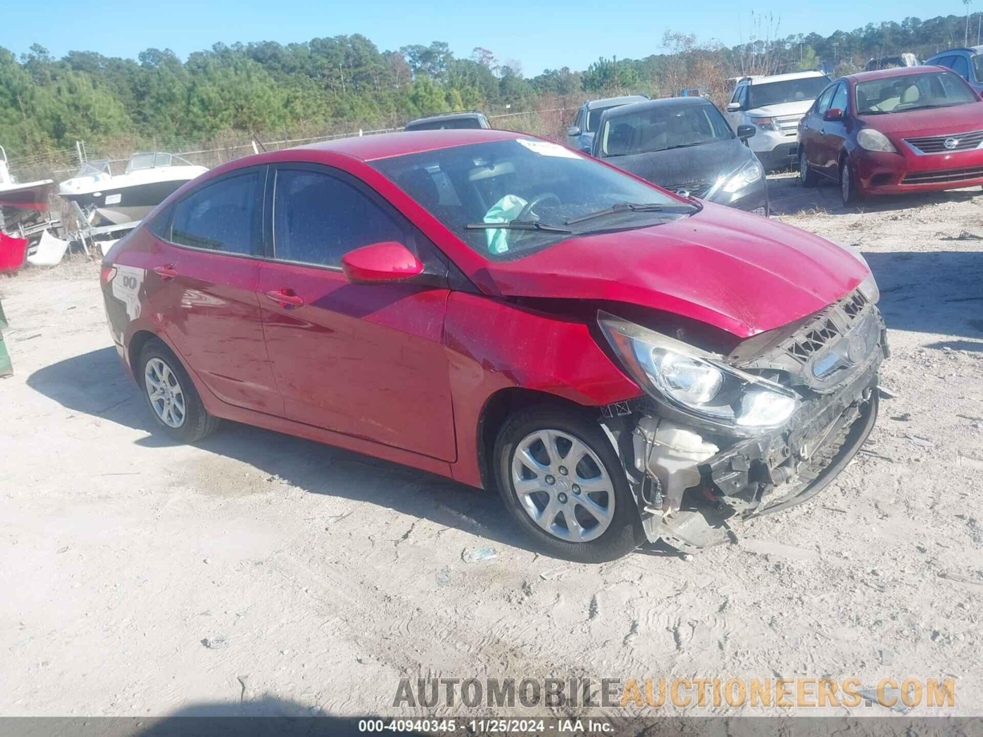 KMHCT4AE2EU646819 HYUNDAI ACCENT 2014